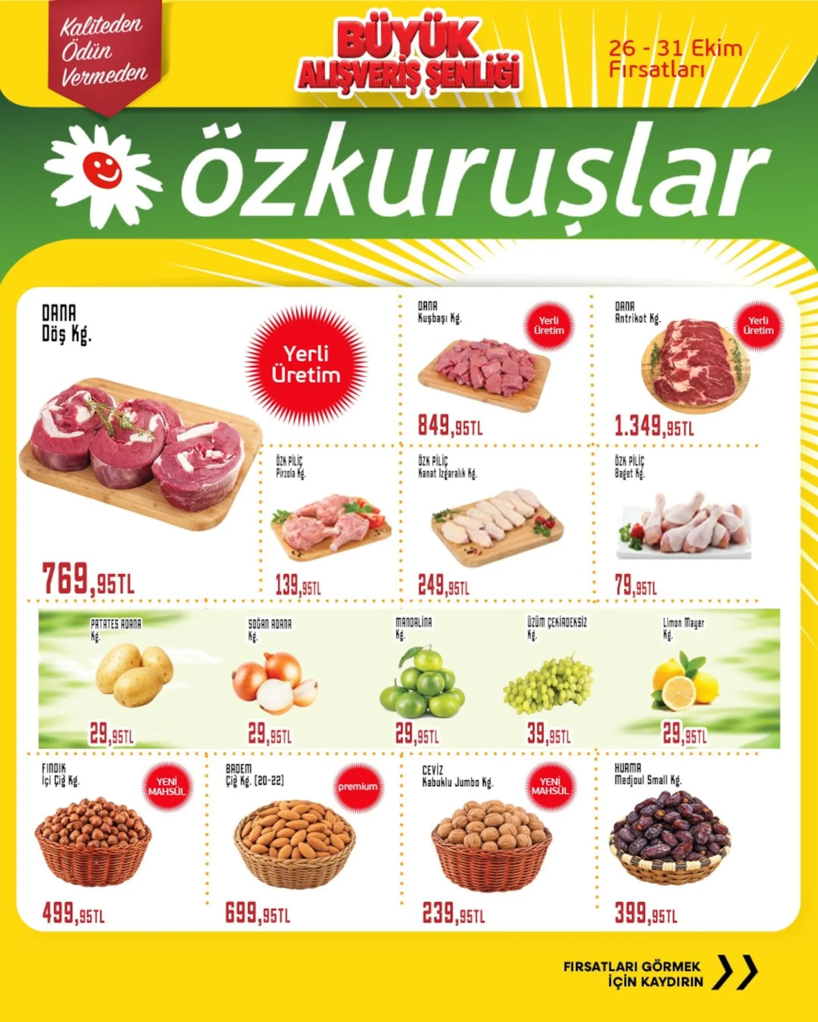 Özkuruşlar Gıda broşürü sayfa 2