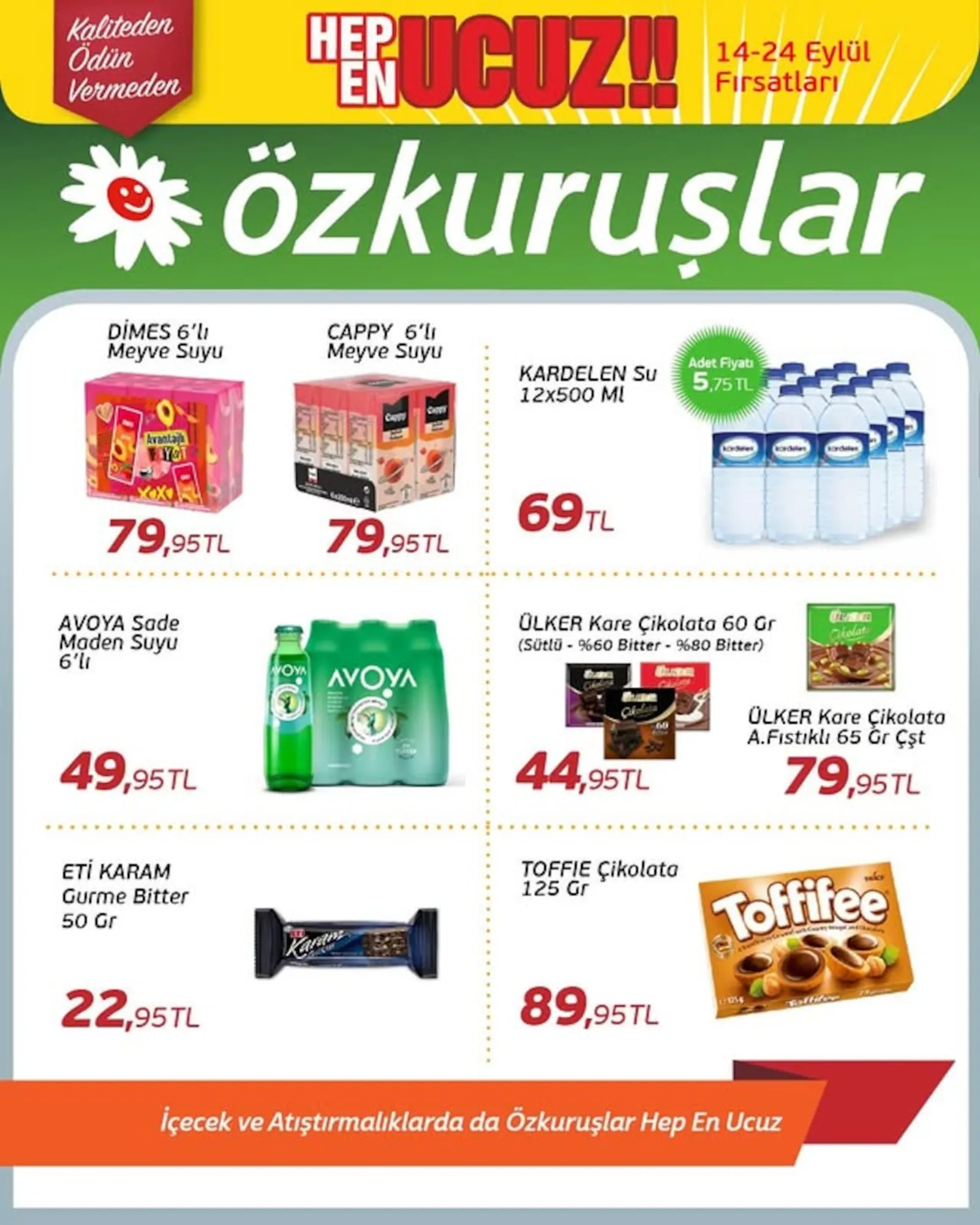 Özkuruşlar Gıda broşürü sayfa 15