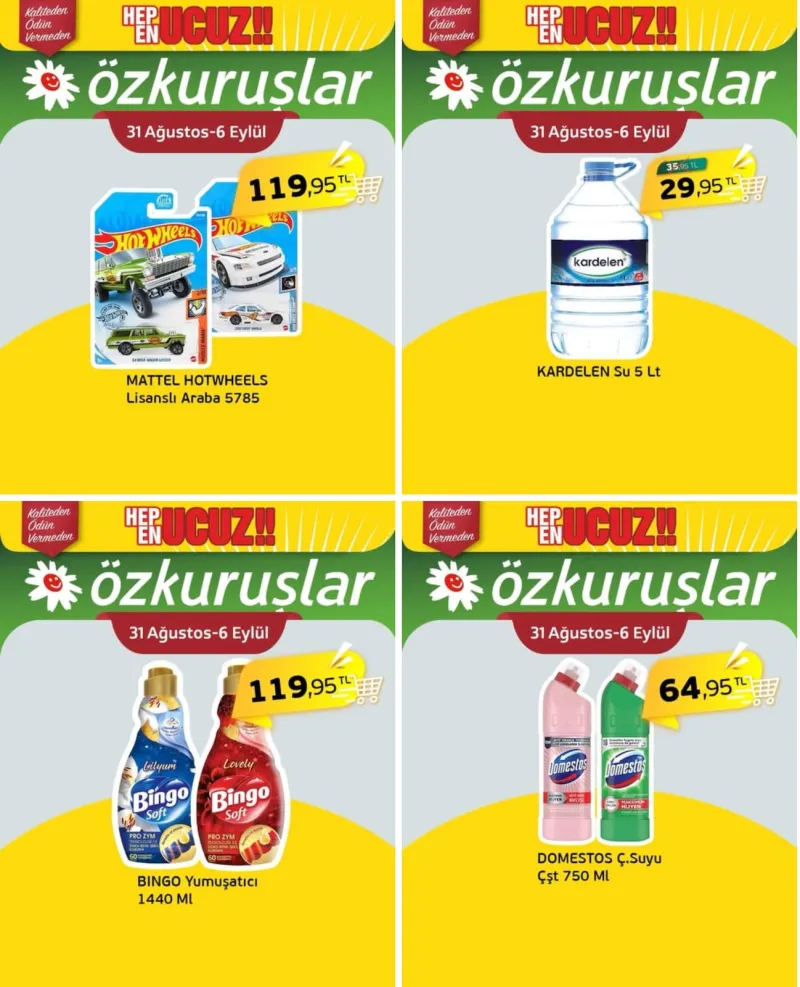 Özkuruşlar Gıda broşürü sayfa 1