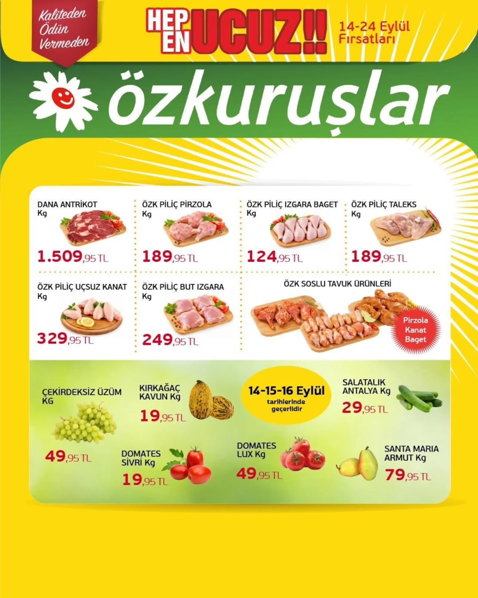 Özkuruşlar Gıda broşürü sayfa 9
