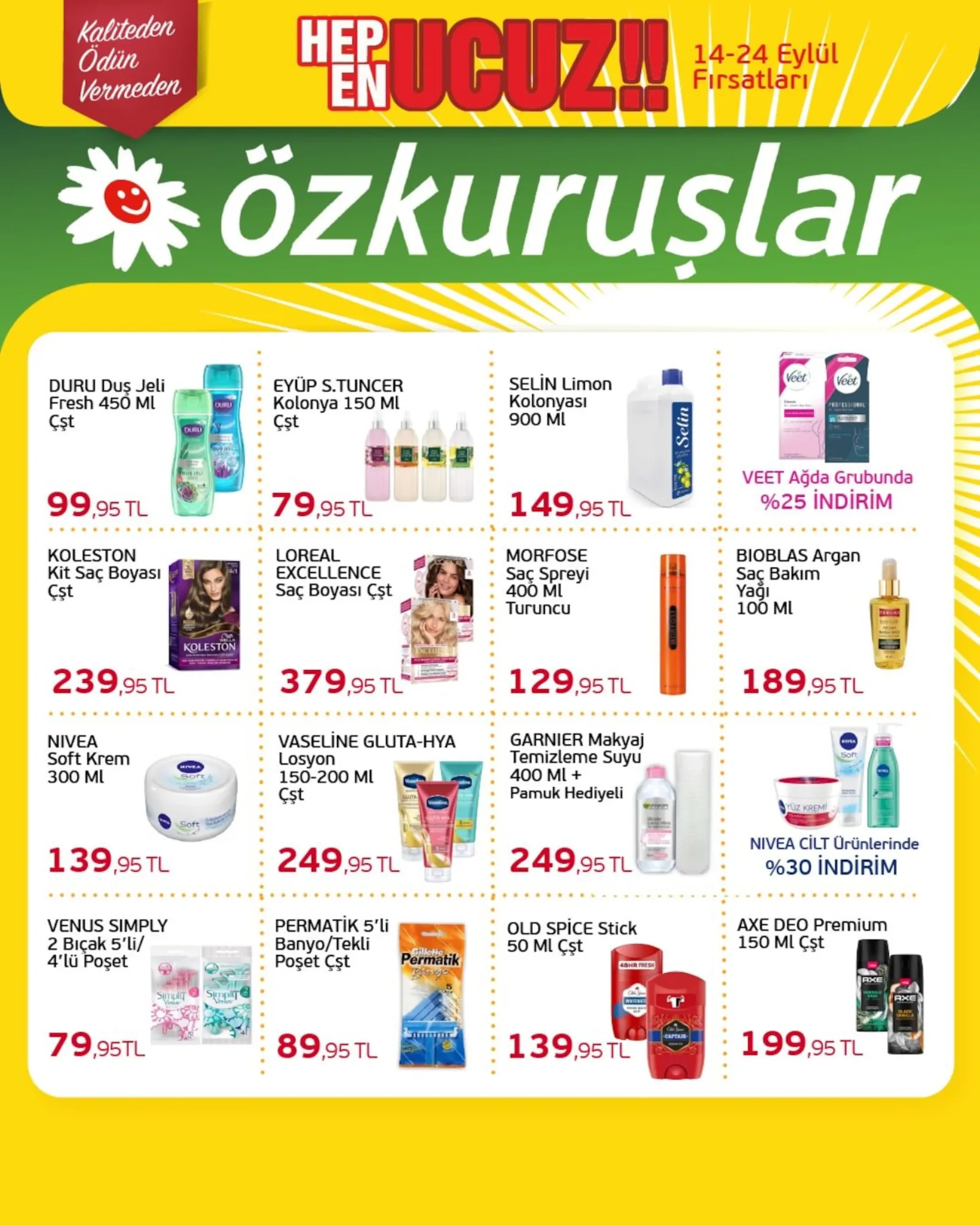 Özkuruşlar Gıda broşürü sayfa 14