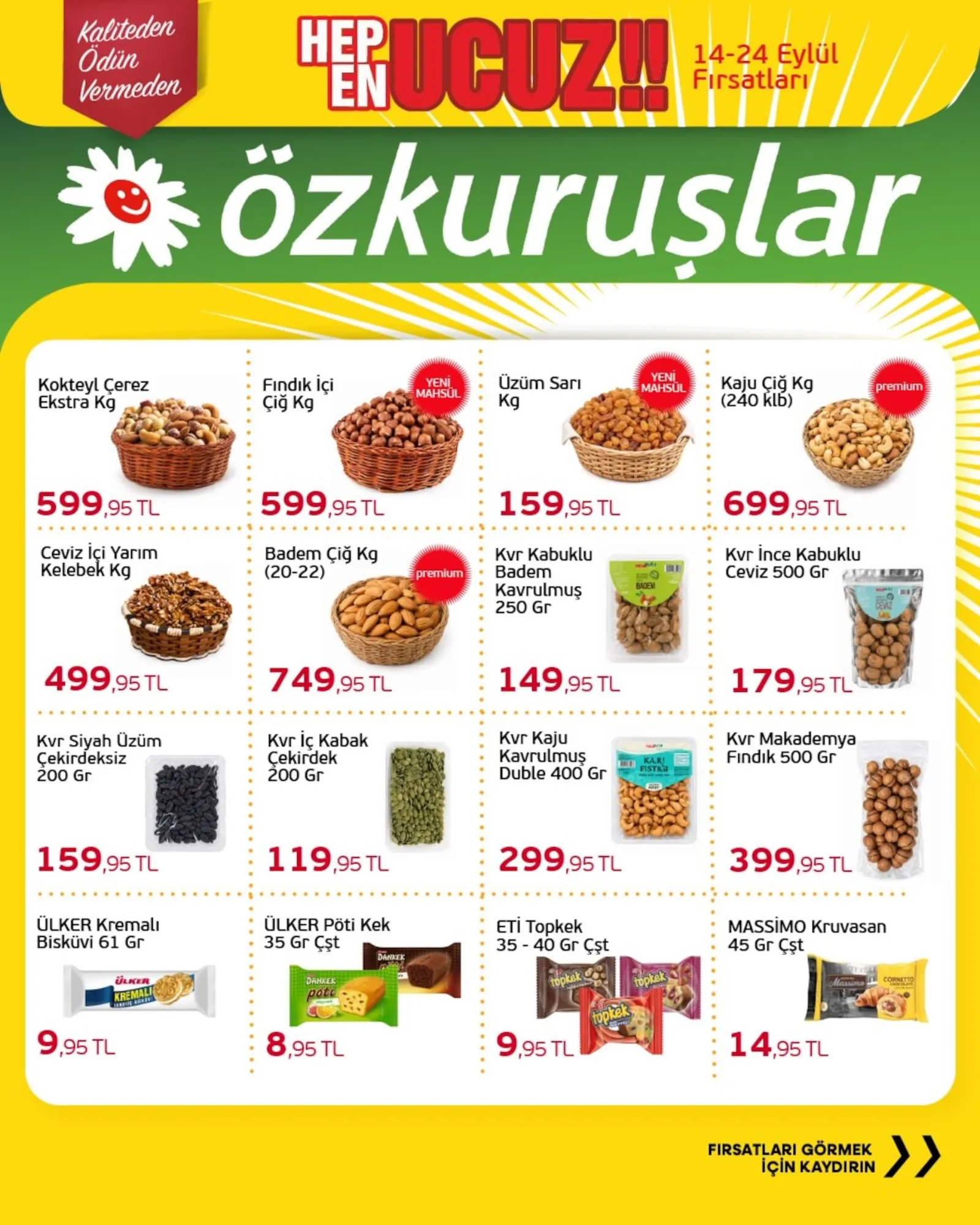 Özkuruşlar Gıda broşürü sayfa 16
