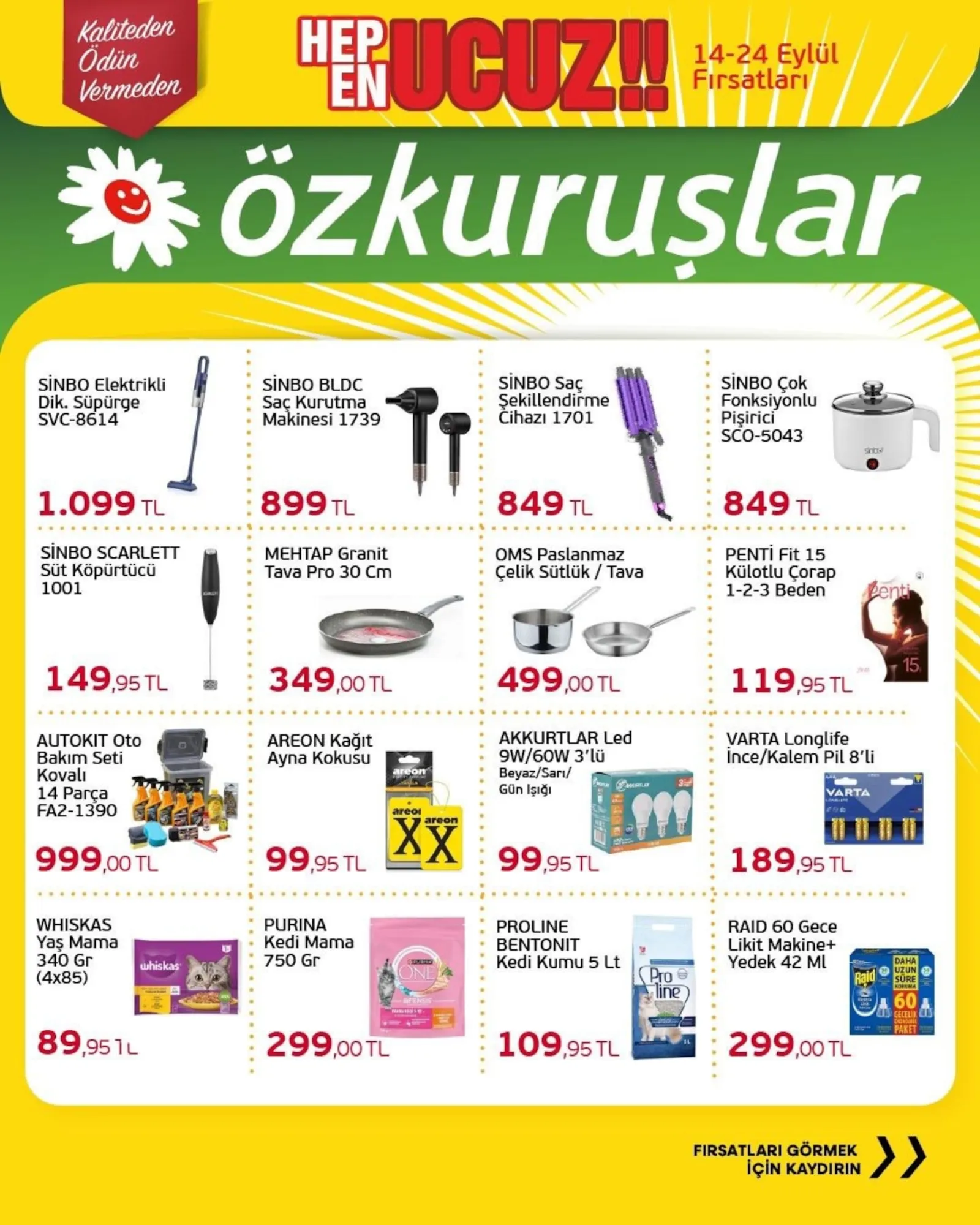 Özkuruşlar Gıda broşürü sayfa 22