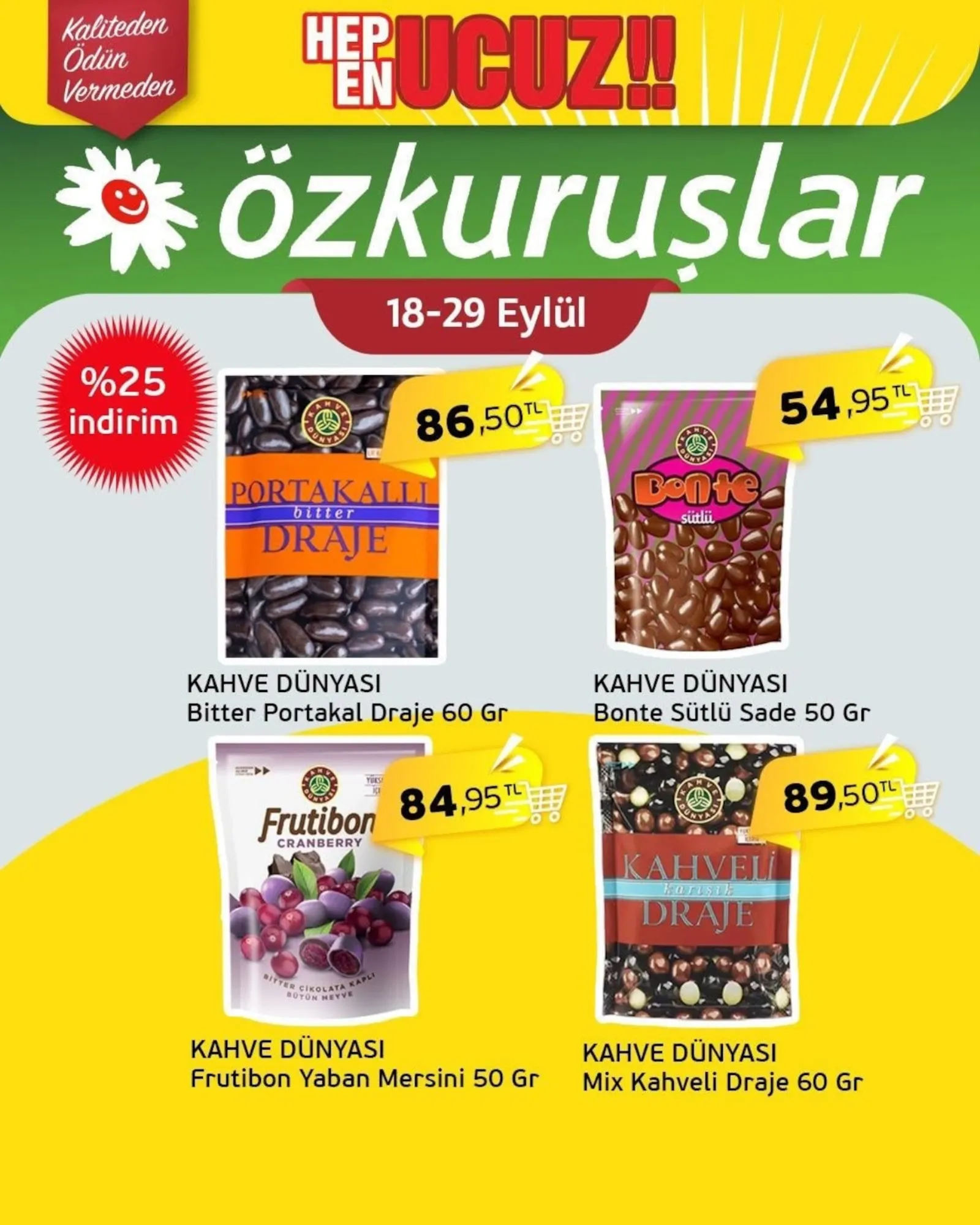 Özkuruşlar Gıda broşürü sayfa 1