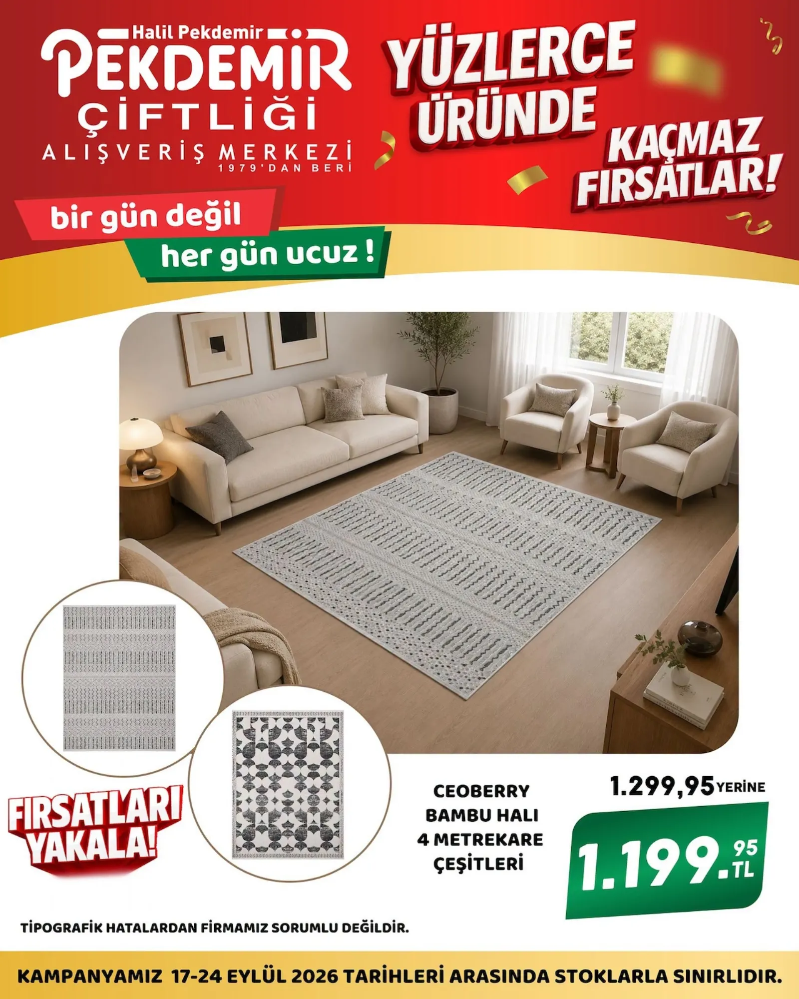 Pekdemir Market broşürü sayfa 1
