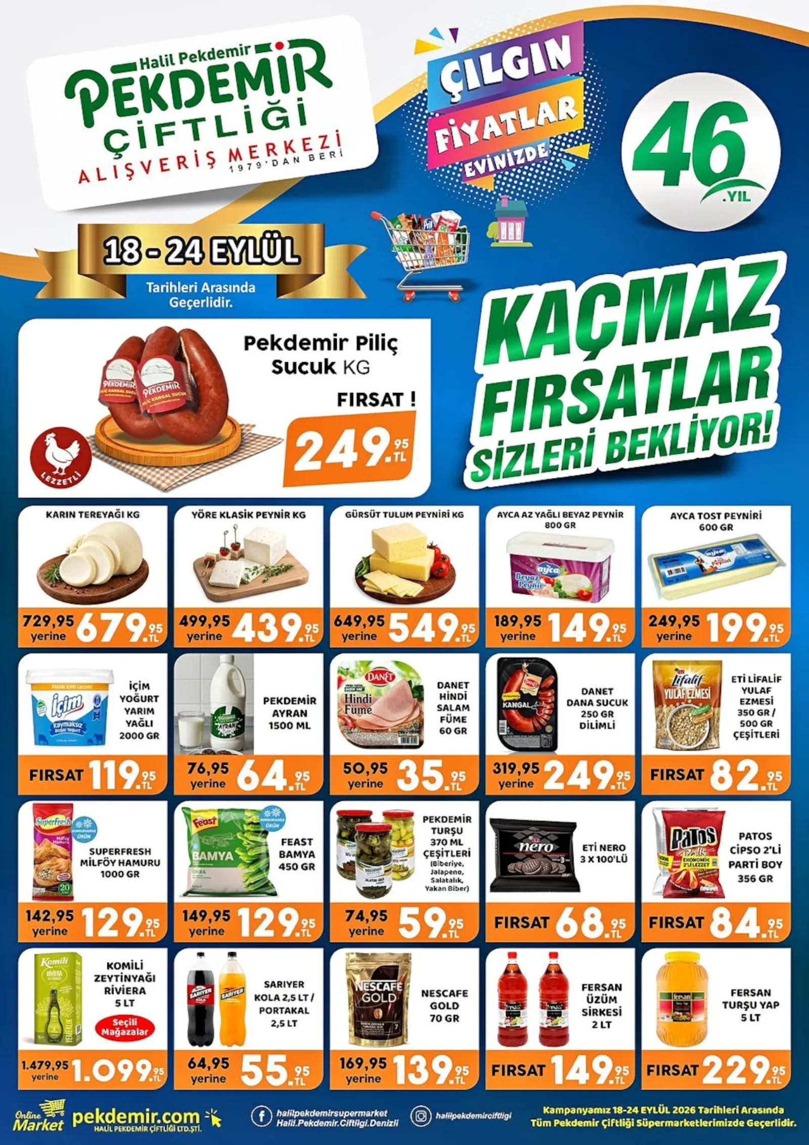 Pekdemir Market broşürü sayfa 1