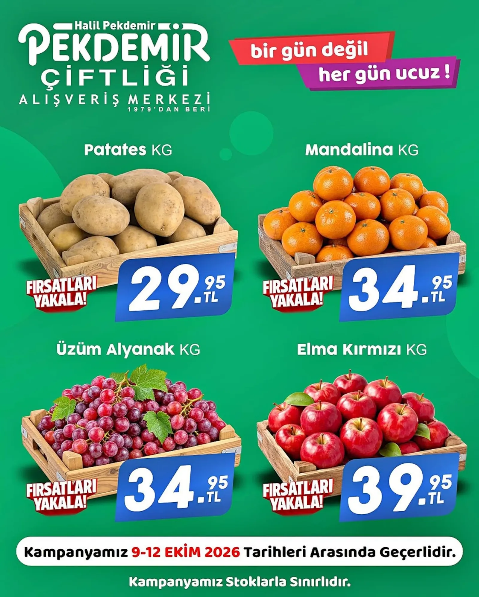 Pekdemir Market broşürü sayfa 1