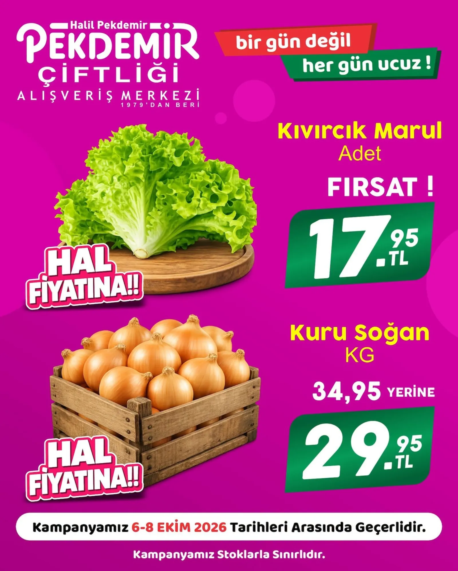 Pekdemir Market broşürü sayfa 1