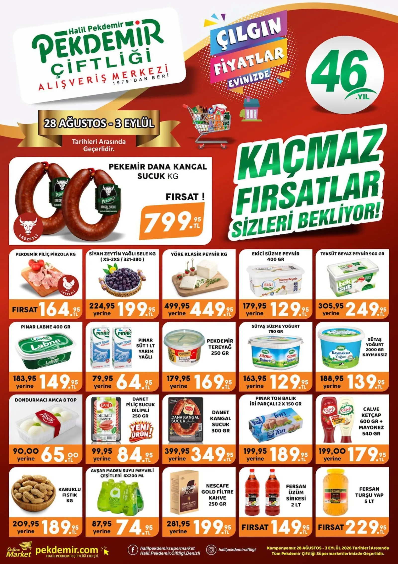 Pekdemir Market broşürü