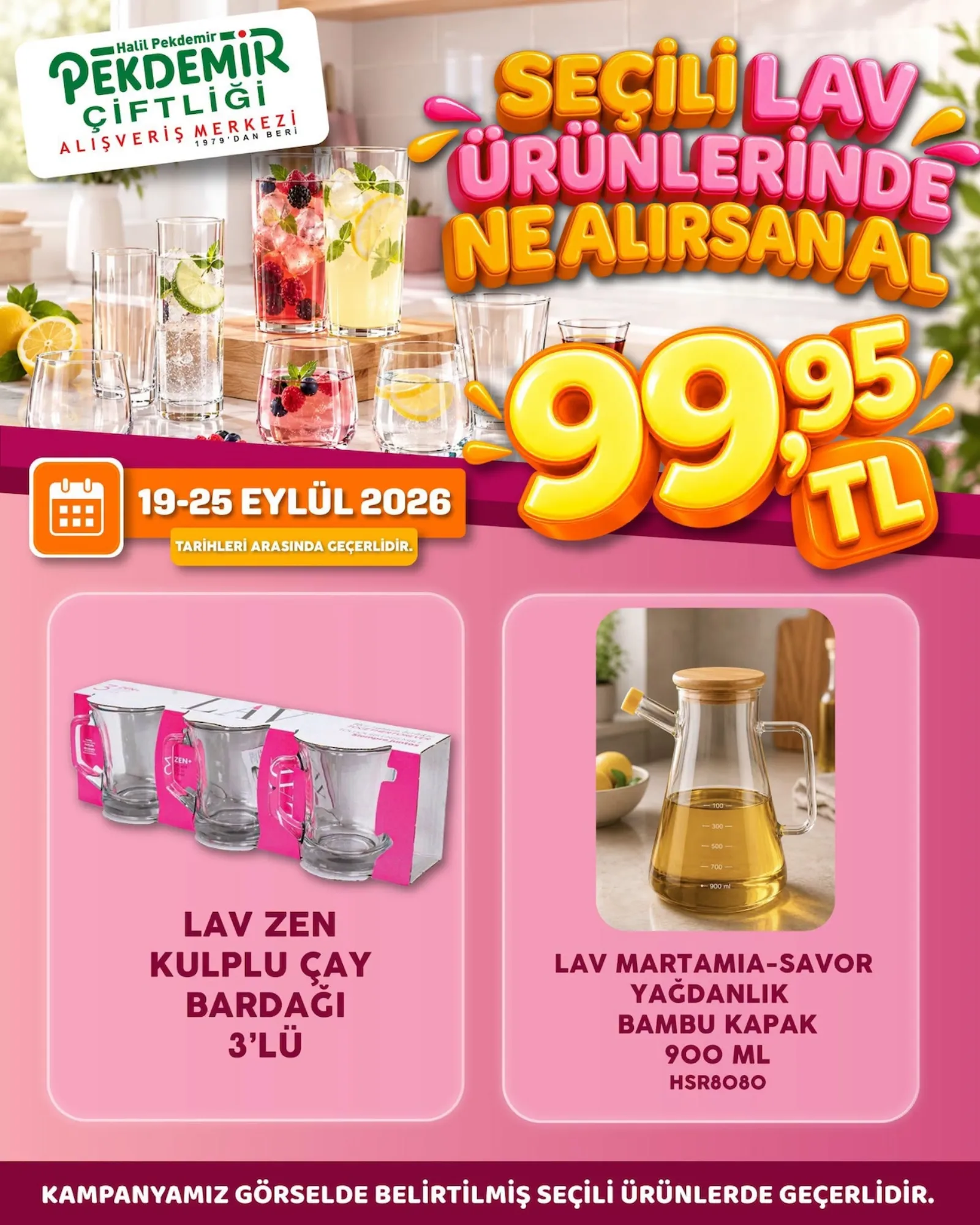 Pekdemir Market broşürü sayfa 1