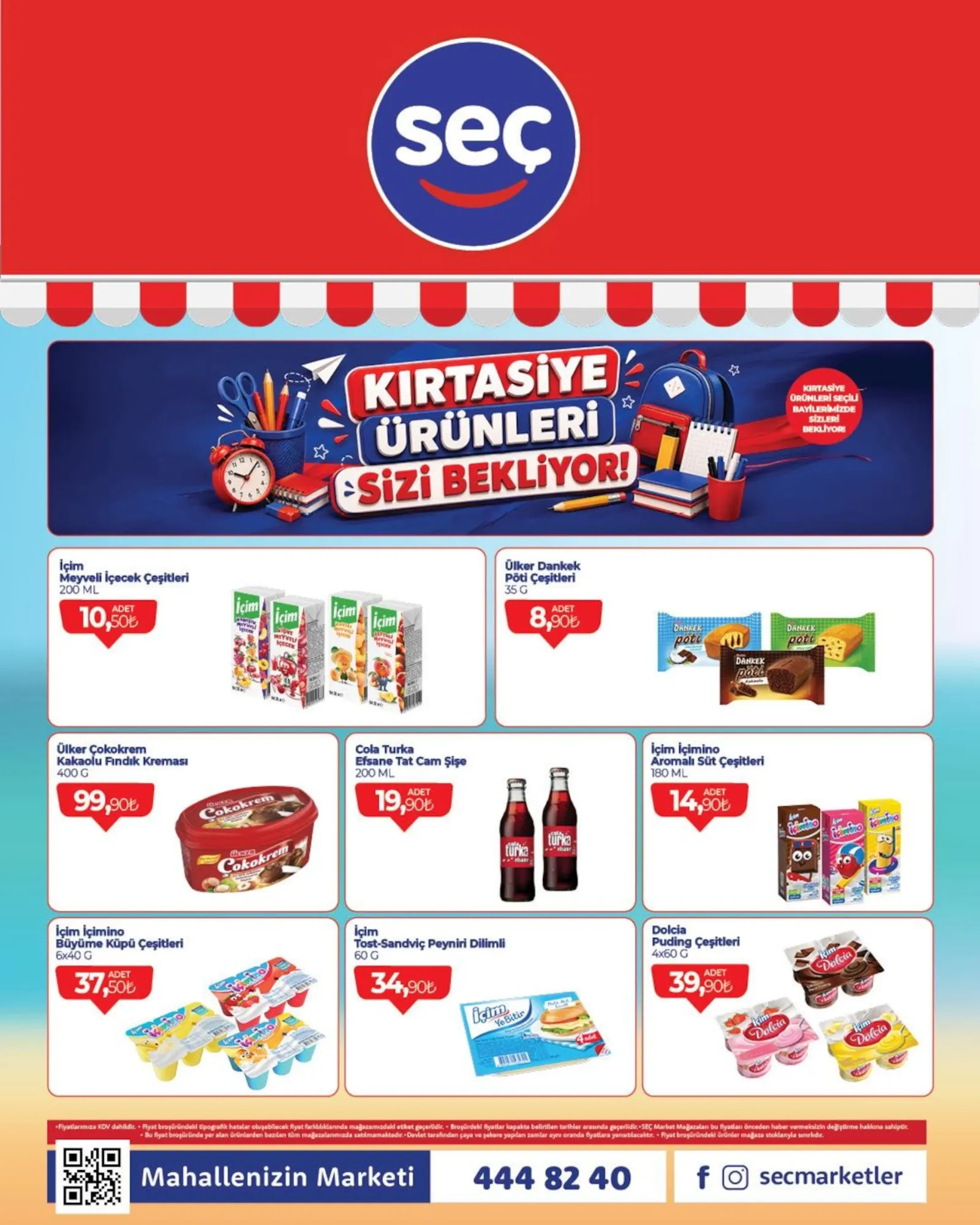 Seç Market broşürü sayfa 1