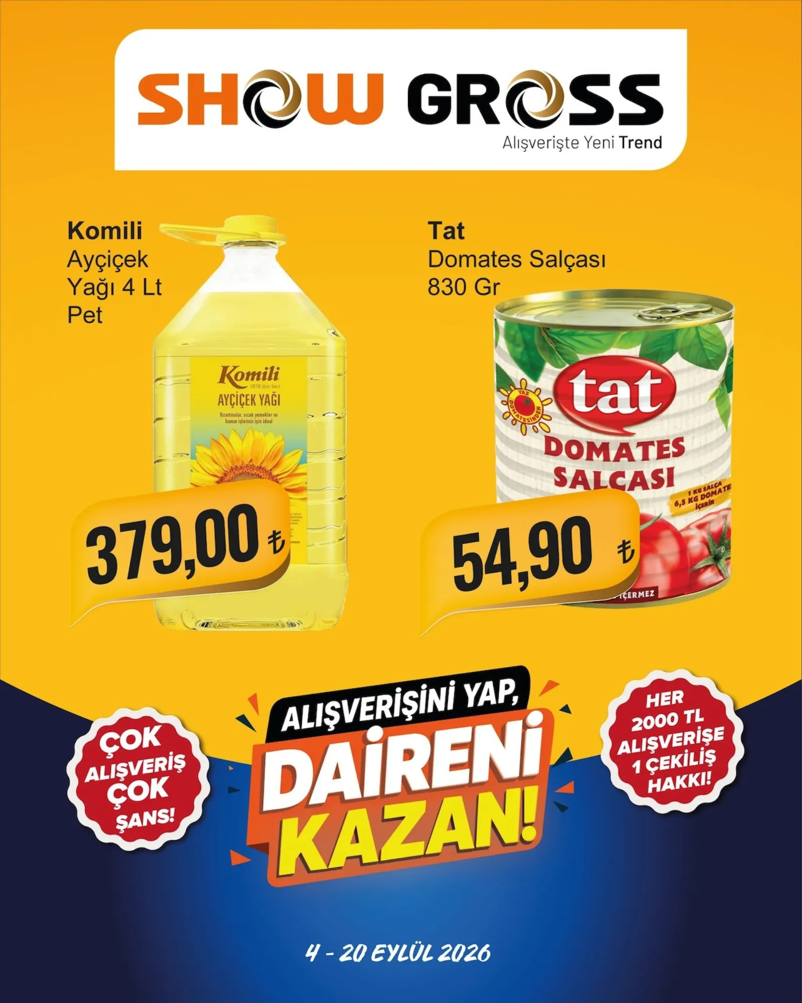 Show Gross broşürü sayfa 1