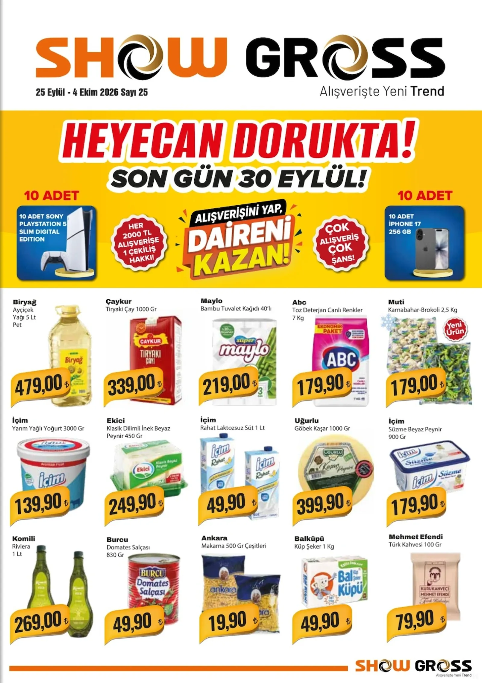 Show Gross broşürü sayfa 1