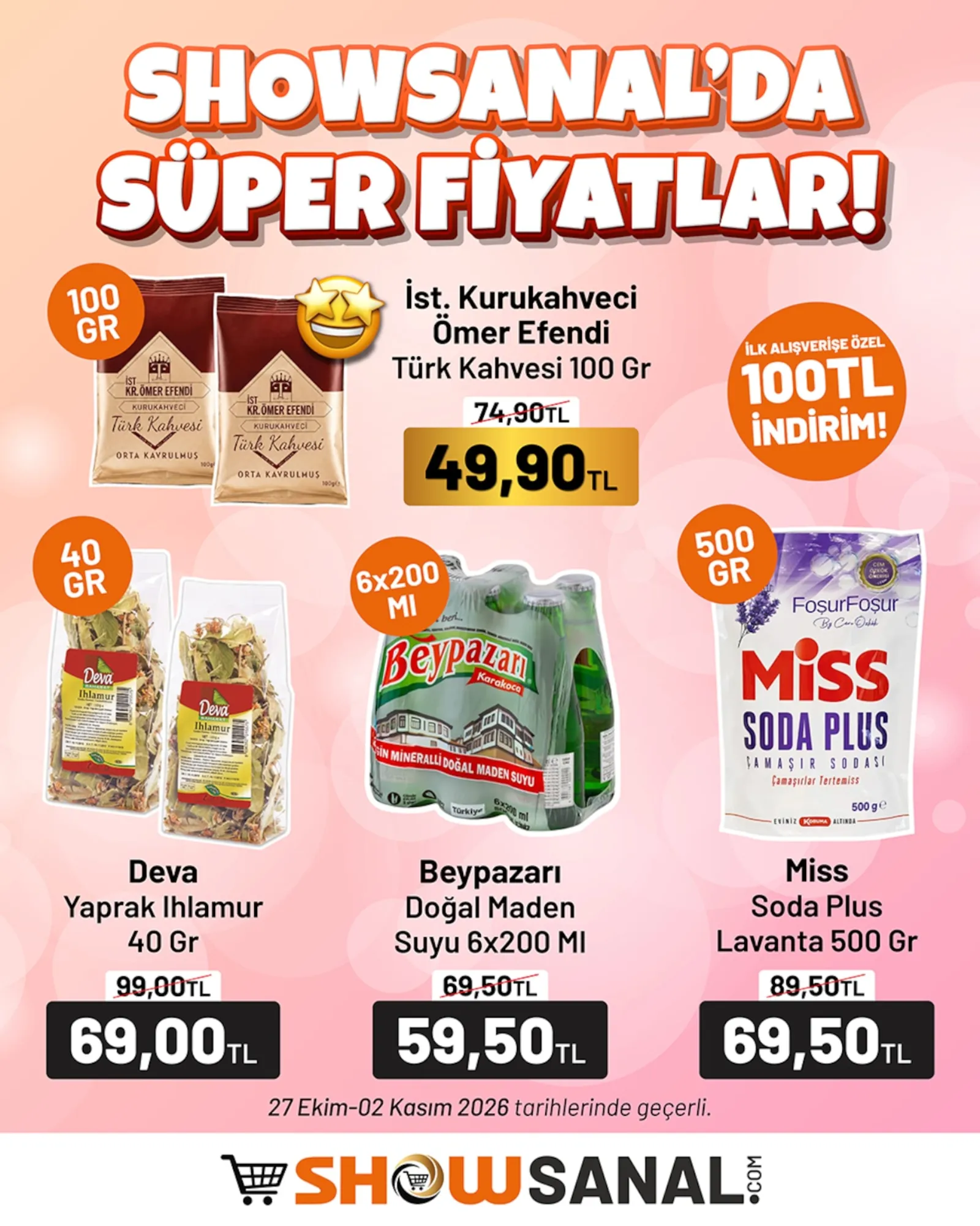 Show Market broşürü sayfa 1