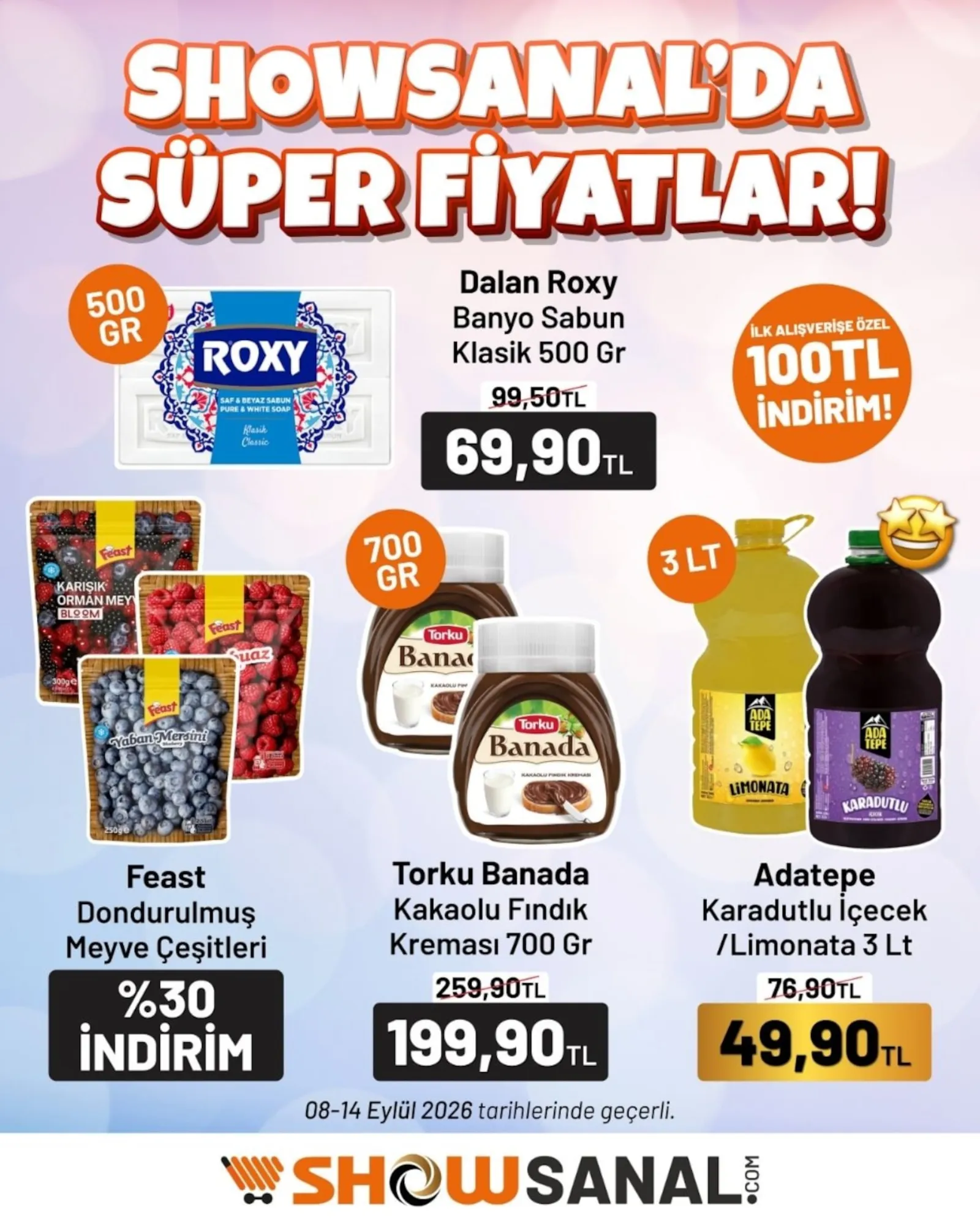 Show Market broşürü sayfa 1
