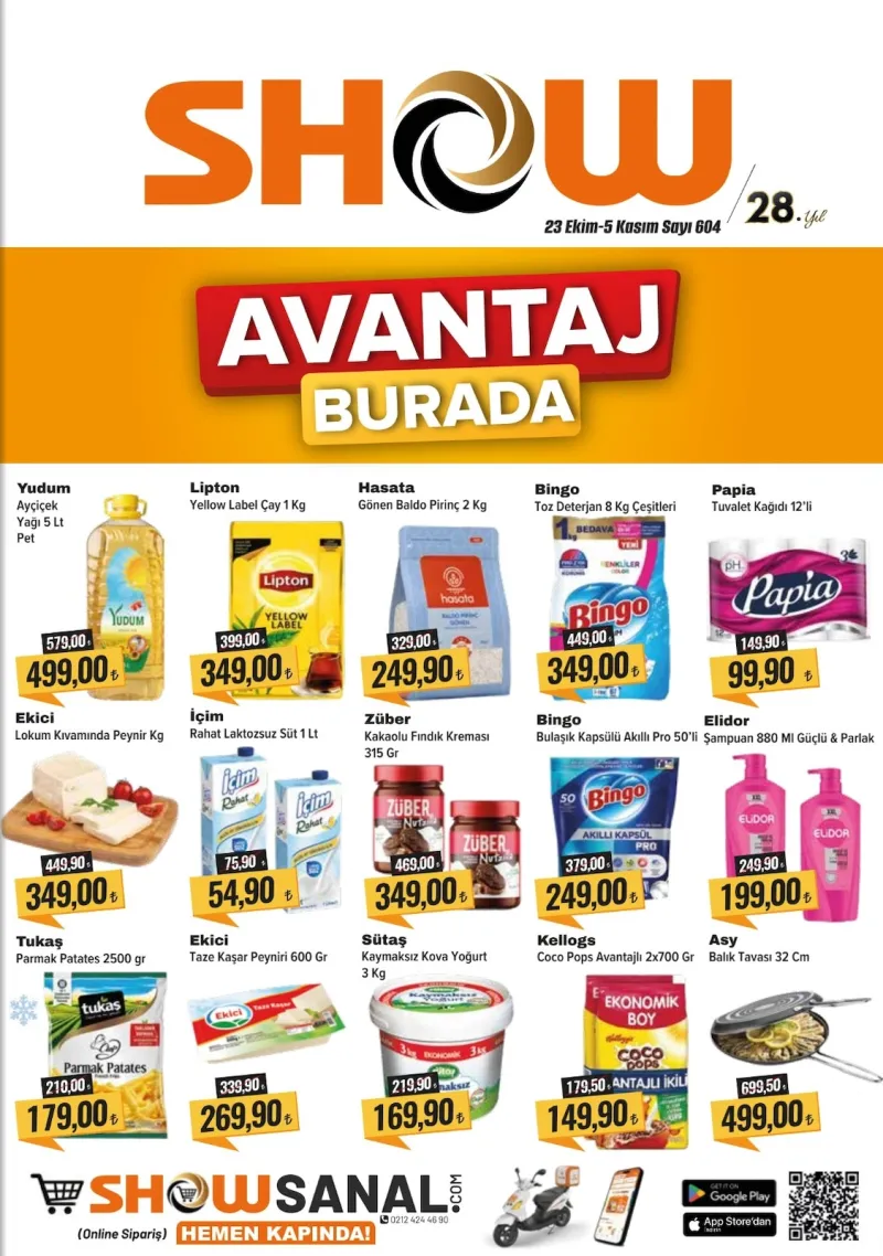 Show Market broşürü sayfa 1