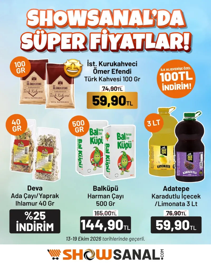 Show Market broşürü sayfa 1