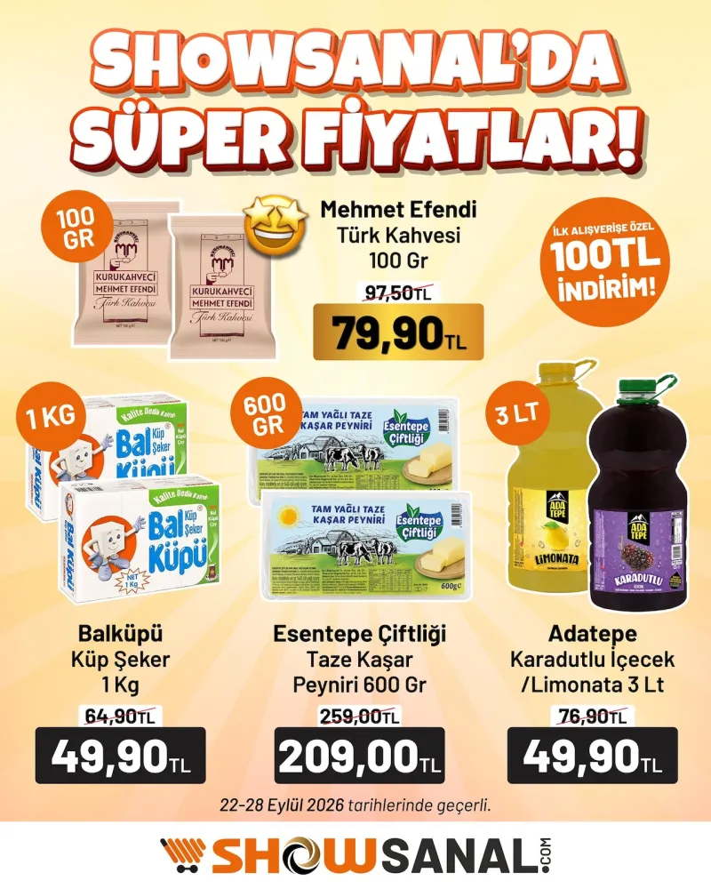 Show Market broşürü sayfa 1