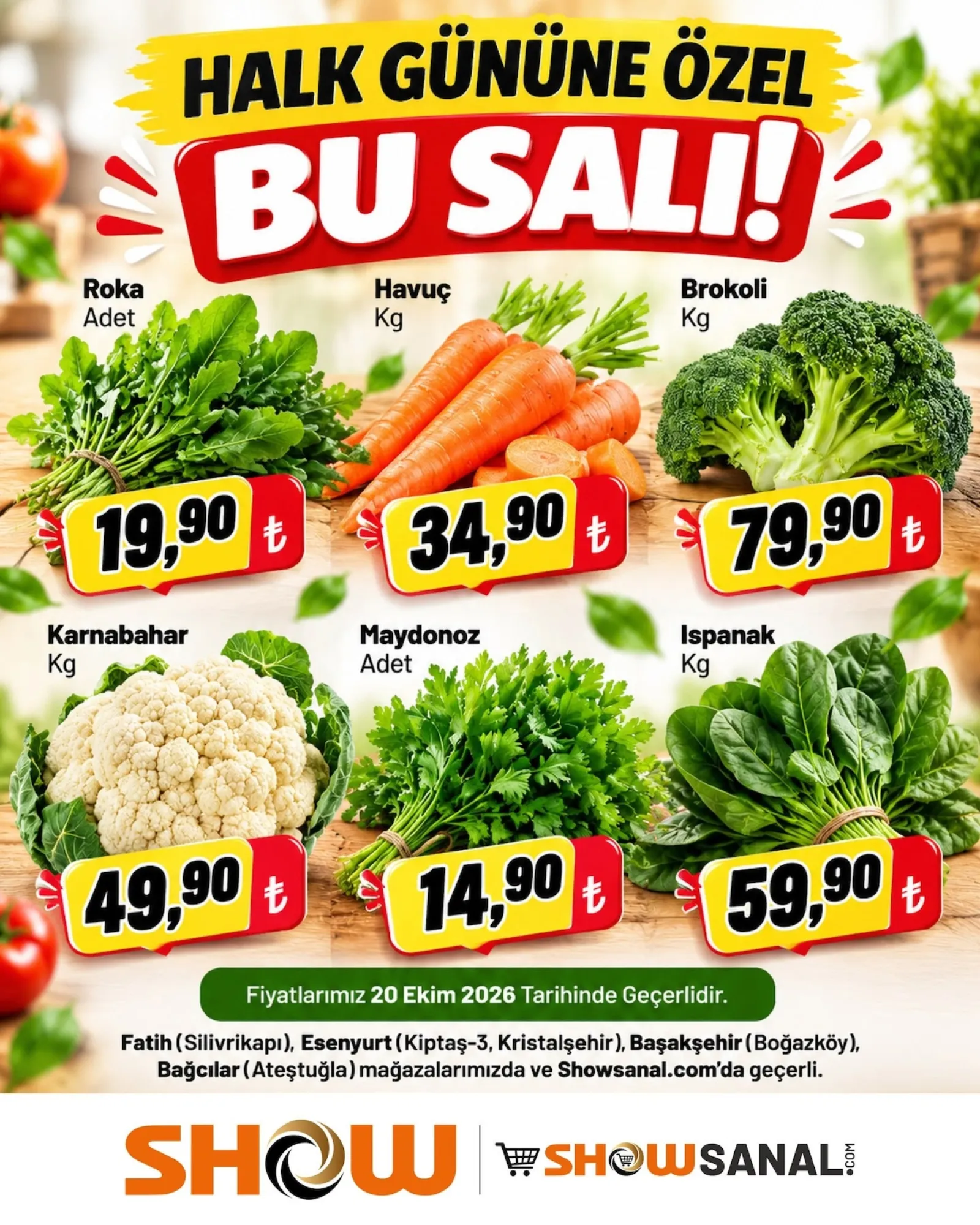 Show Market broşürü sayfa 1