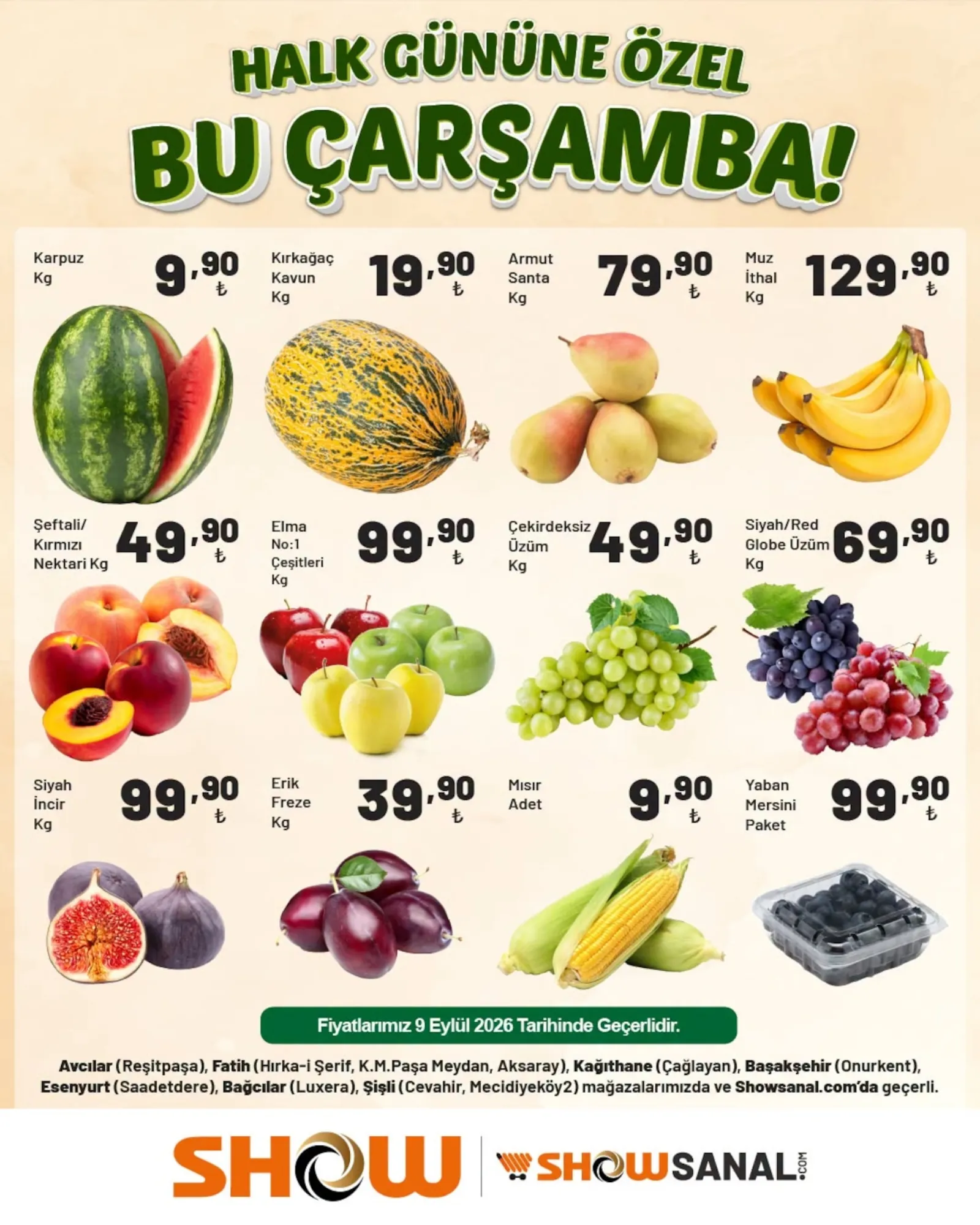 Show Market broşürü