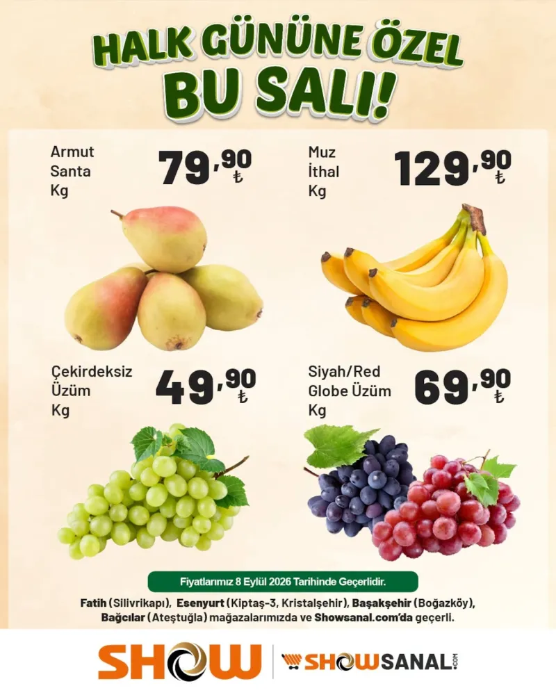 Show Market broşürü