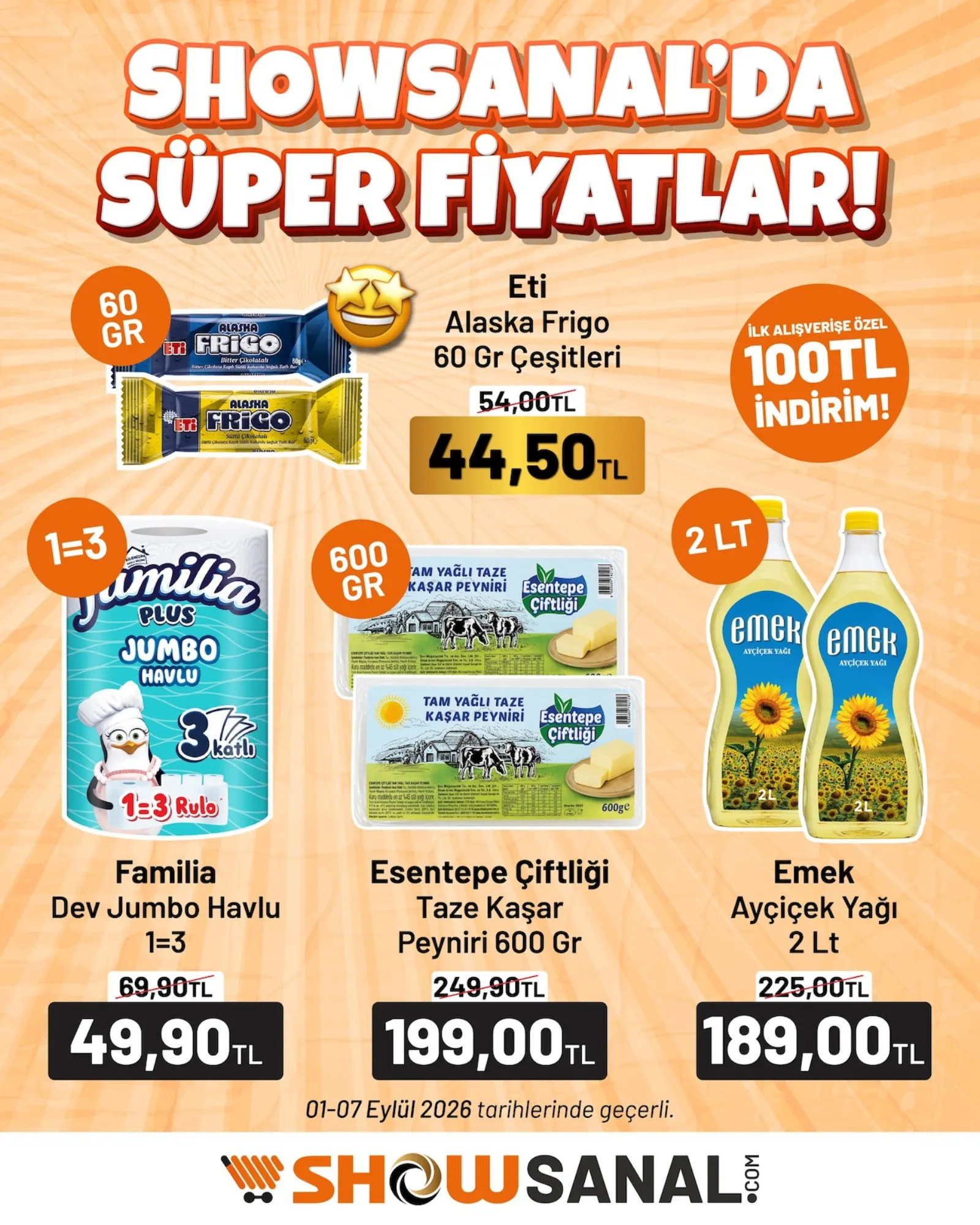 Show Market broşürü sayfa 1