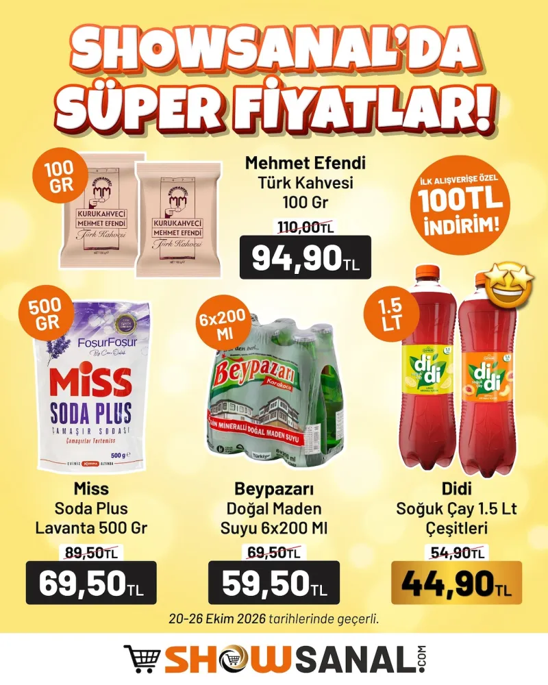 Show Market broşürü sayfa 1