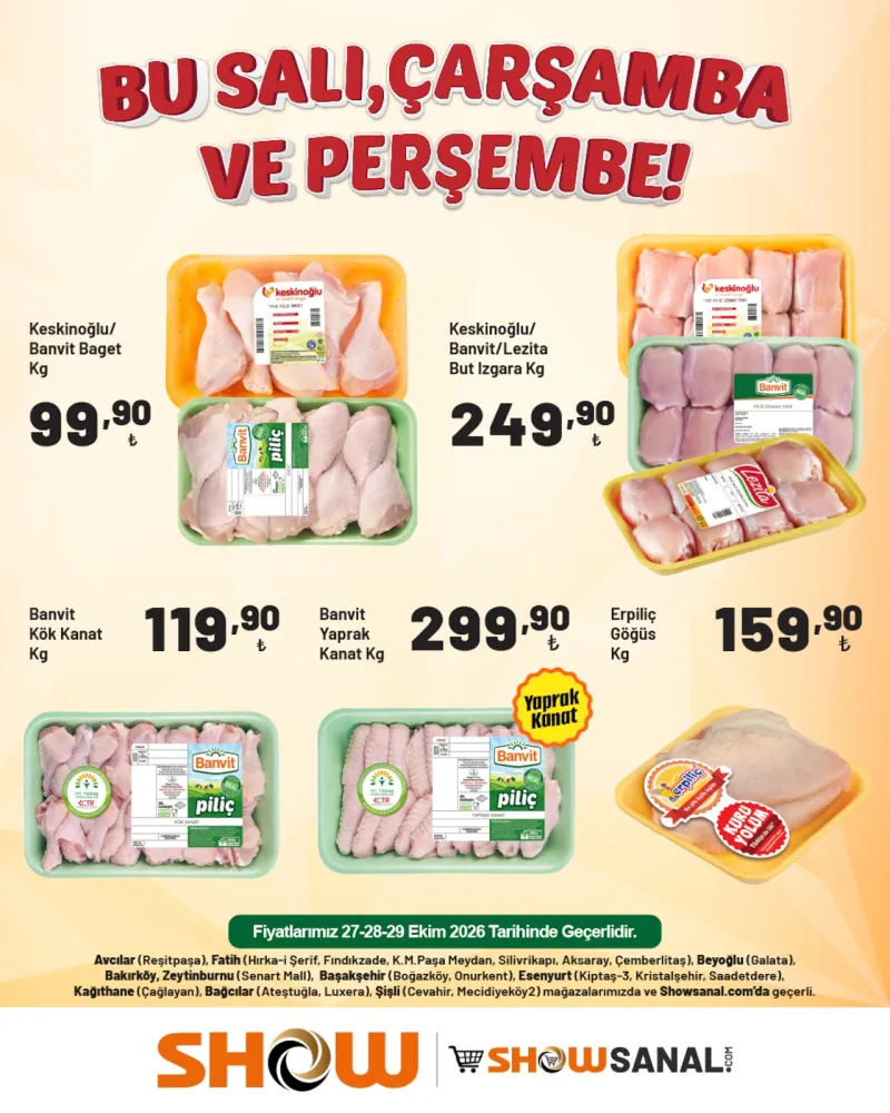 Show Market broşürü sayfa 1