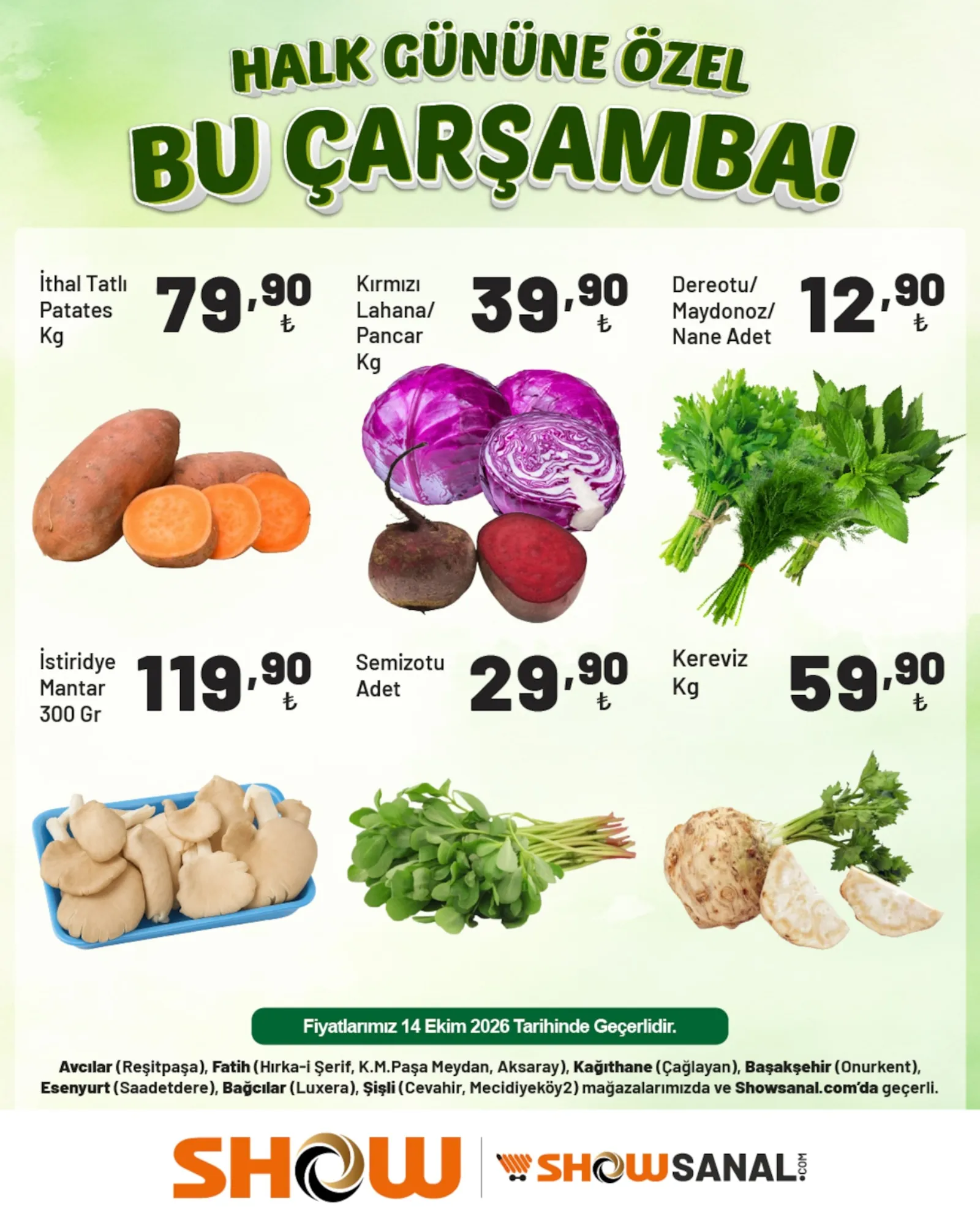 Show Market broşürü sayfa 1
