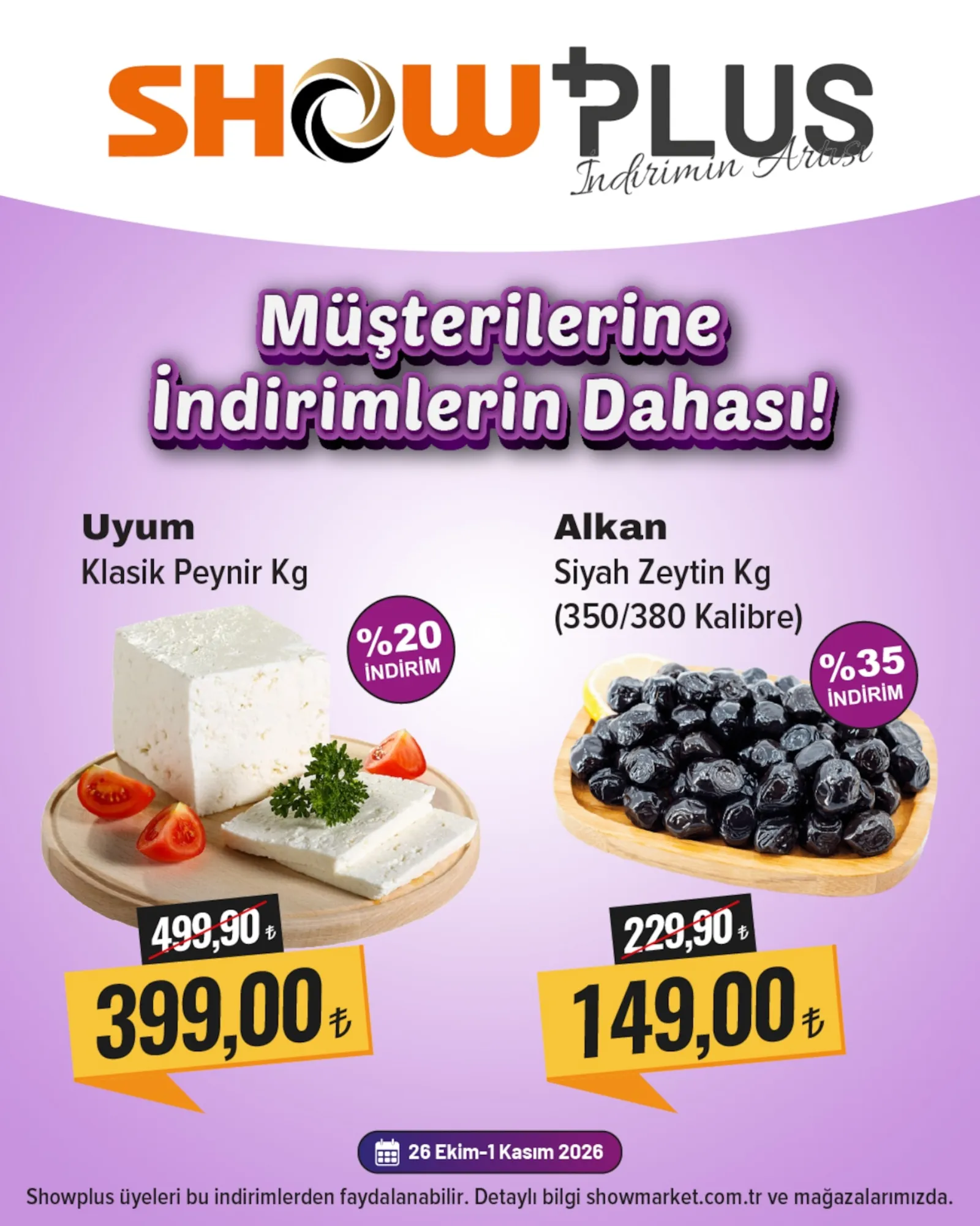 Show Market broşürü sayfa 1