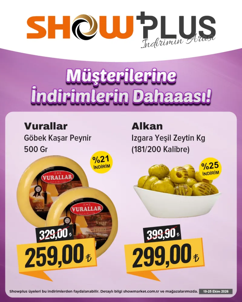 Show Market broşürü sayfa 1