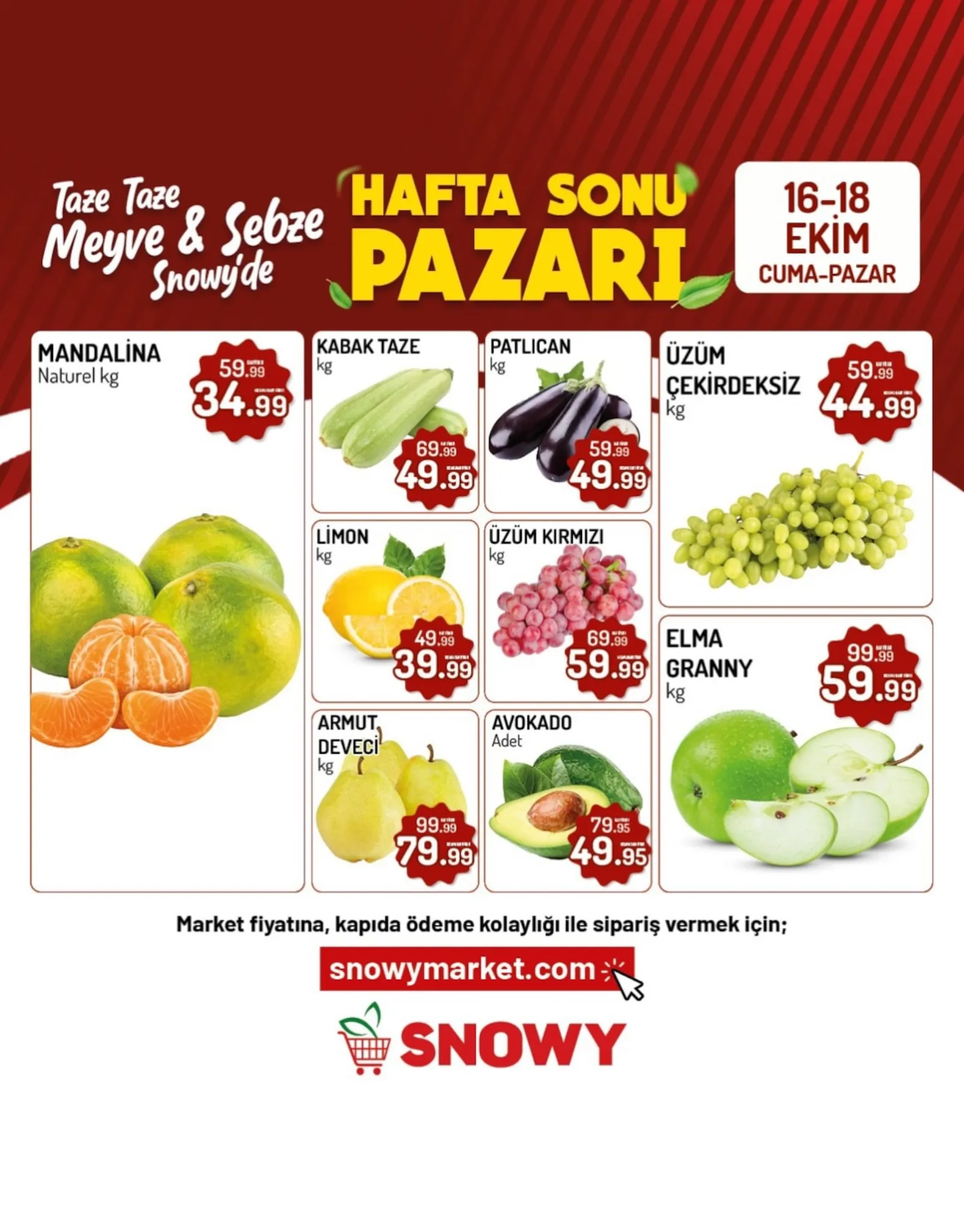 Snowy Market broşürü sayfa 1