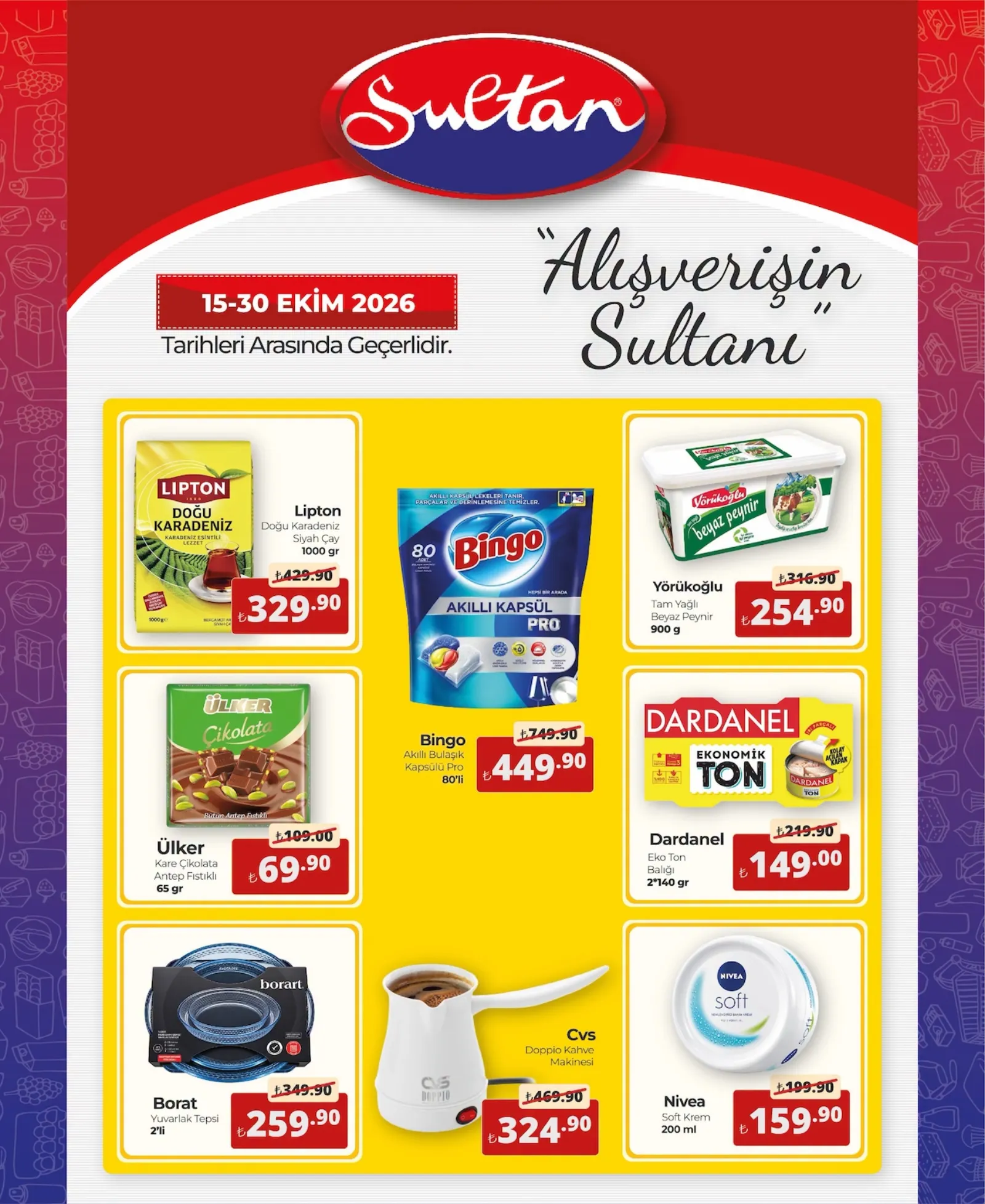 Sultan Market broşürü sayfa 1