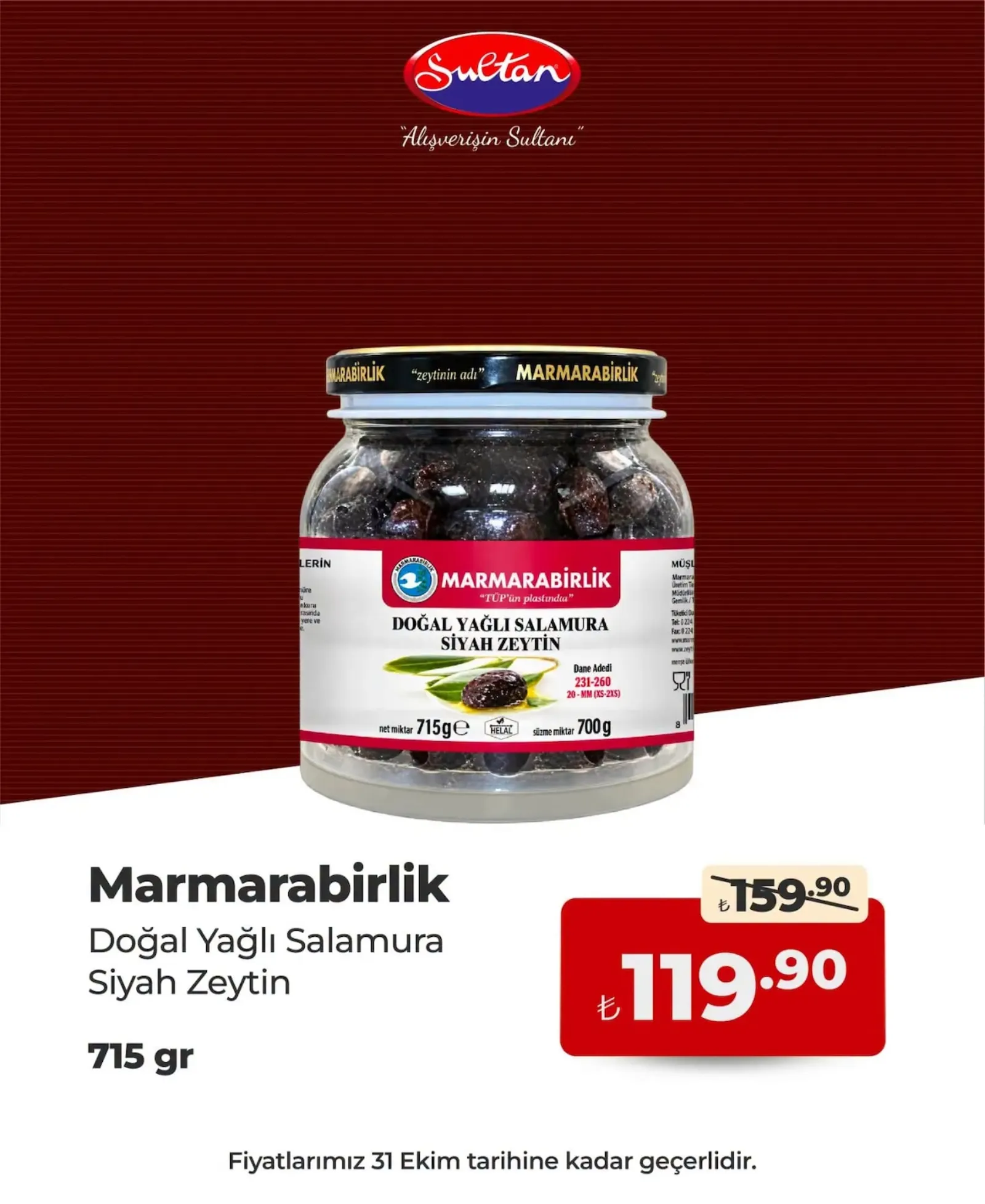 Sultan Market broşürü sayfa 1