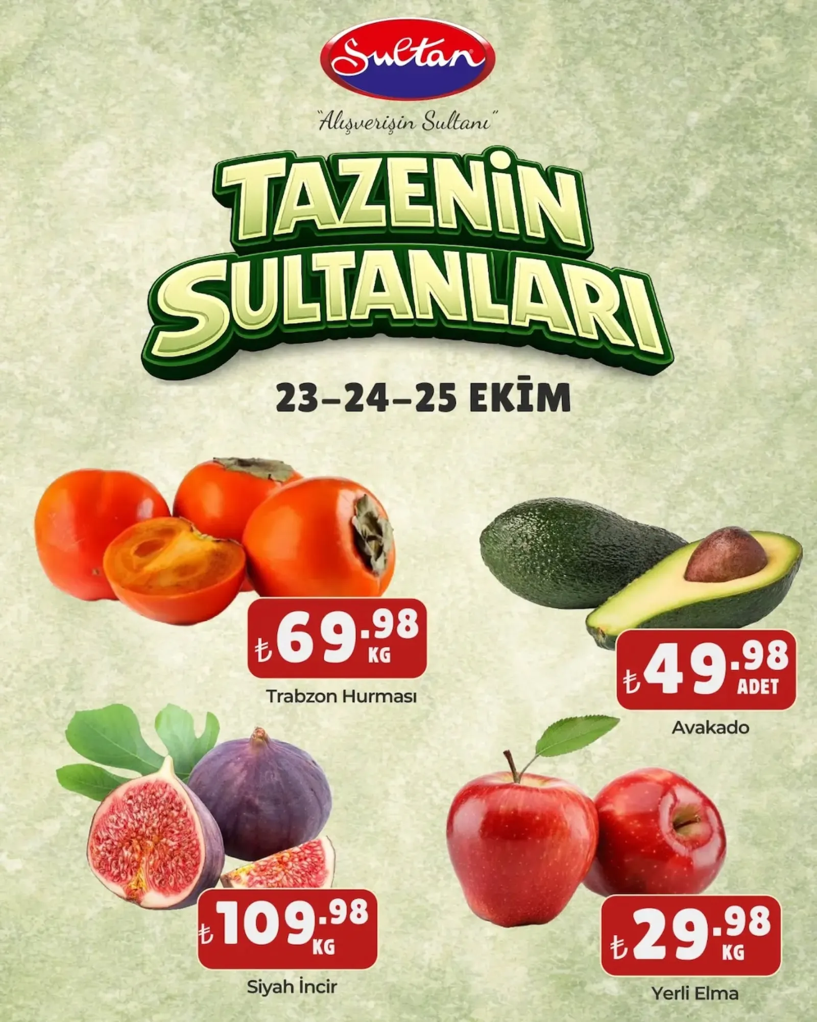 Sultan Market broşürü