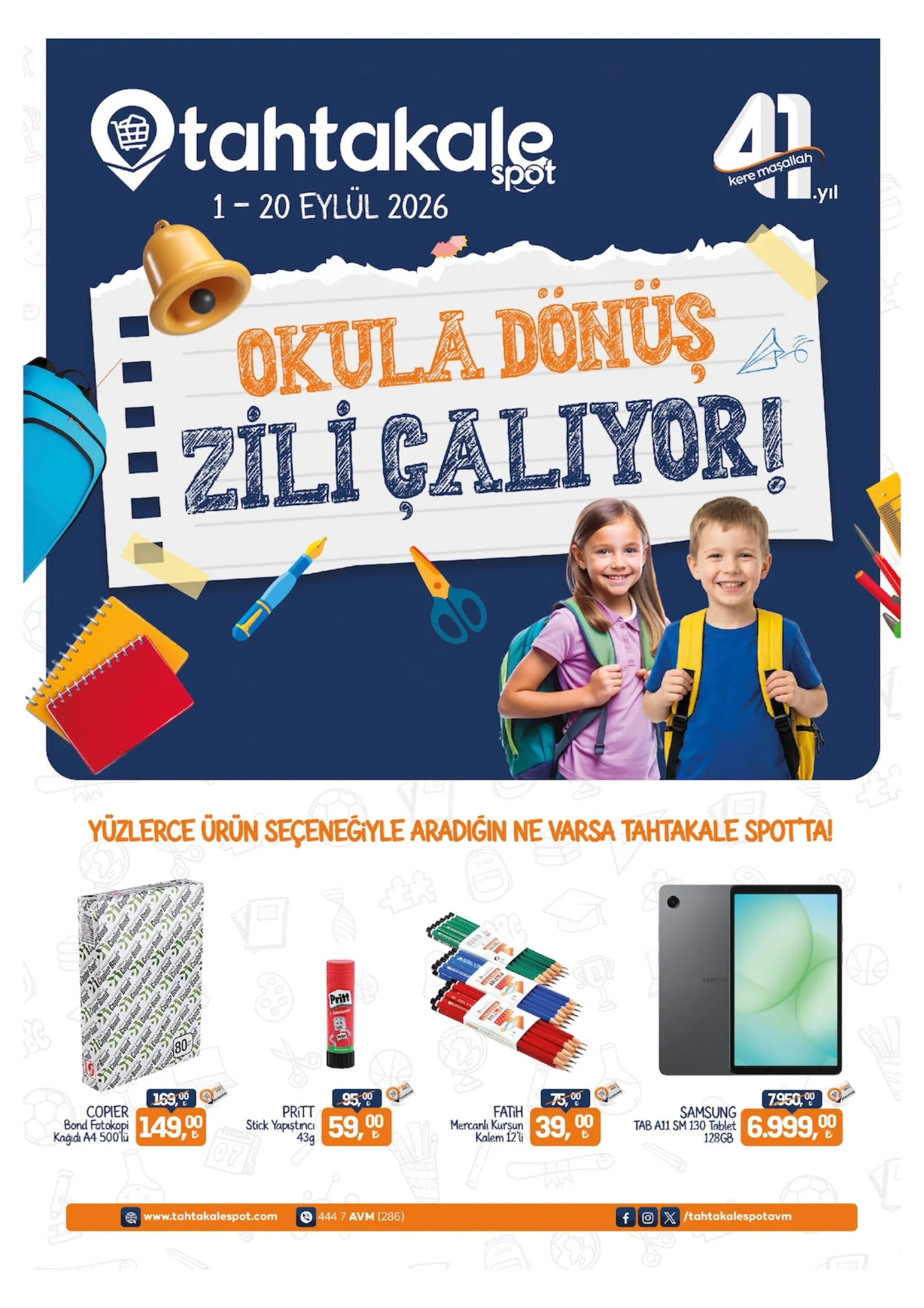 Tahtakale Spot broşürü