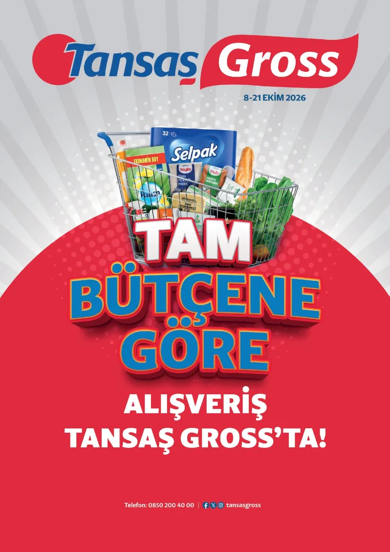 Tansaş Gross broşürü sayfa 1