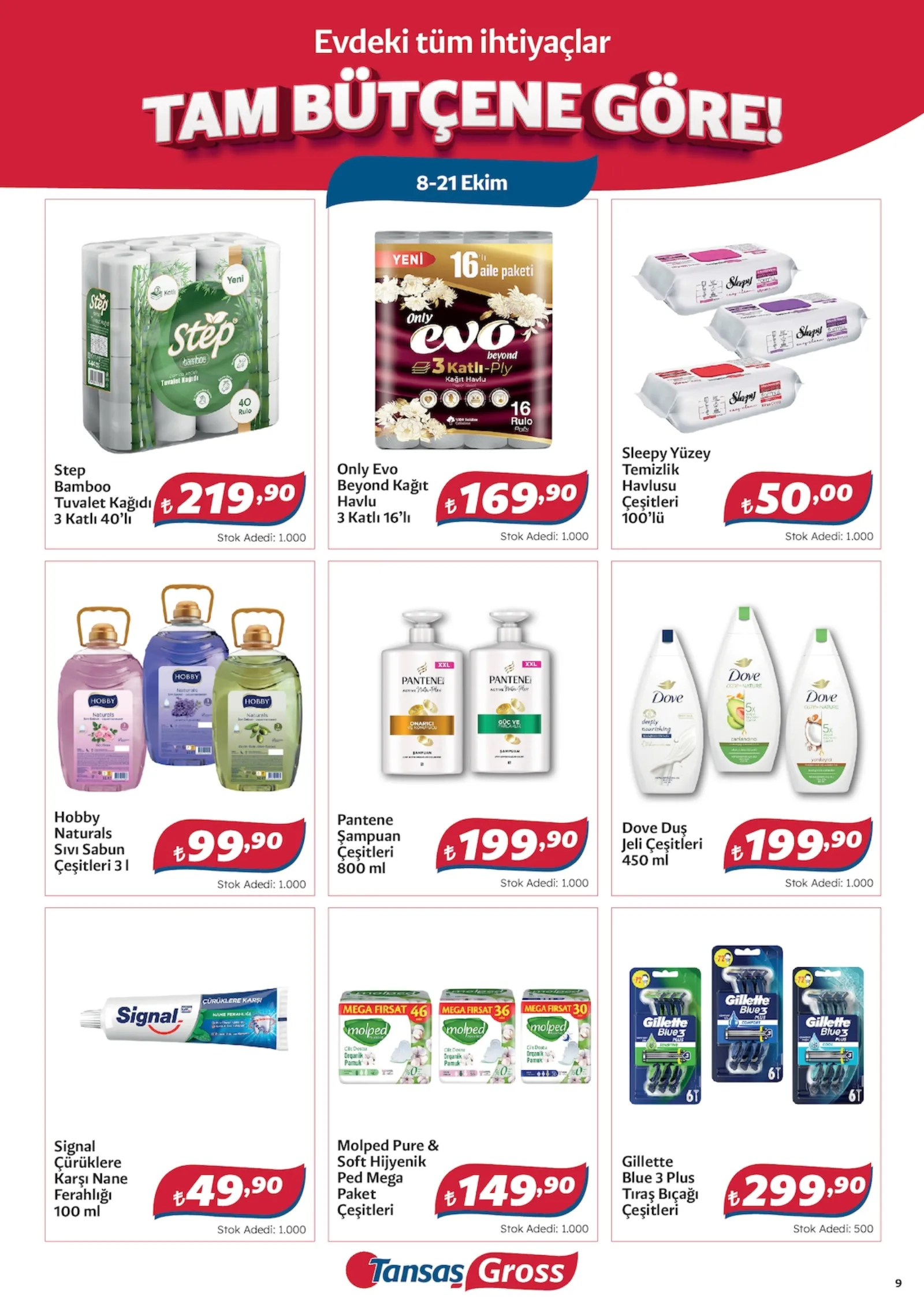 Tansaş Gross broşürü sayfa 9