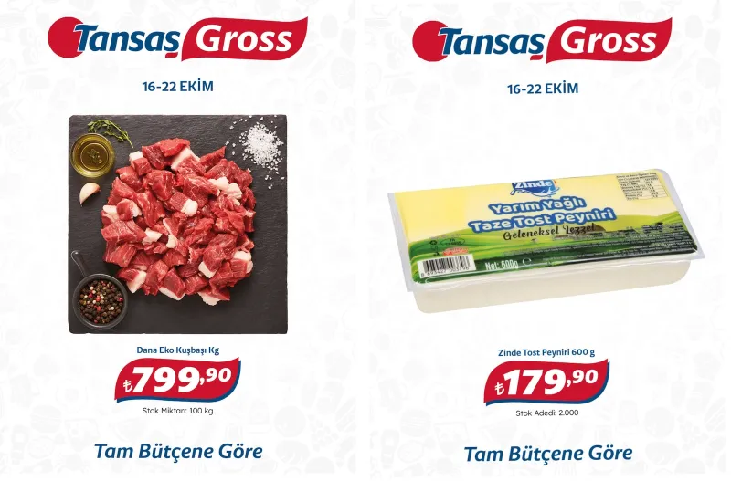 Tansaş Gross broşürü sayfa 1