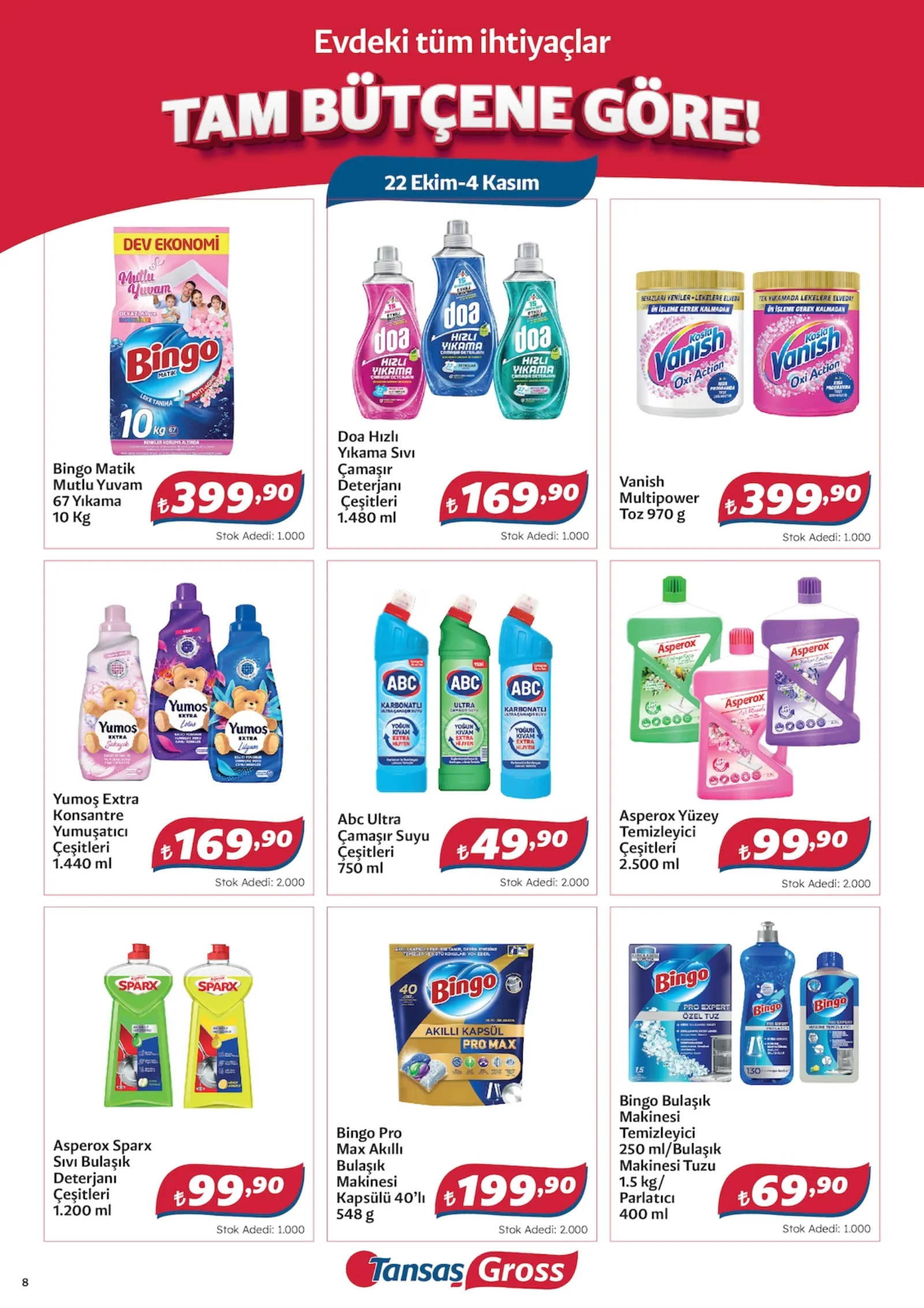 Tansaş Gross broşürü sayfa 8