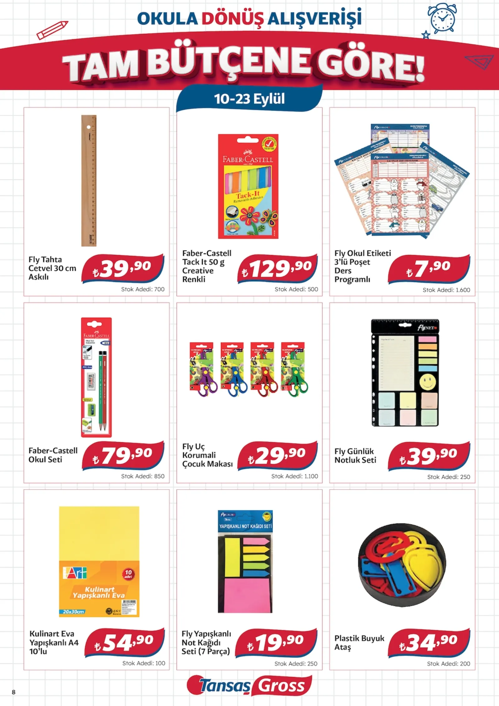 Tansaş Gross broşürü sayfa 8