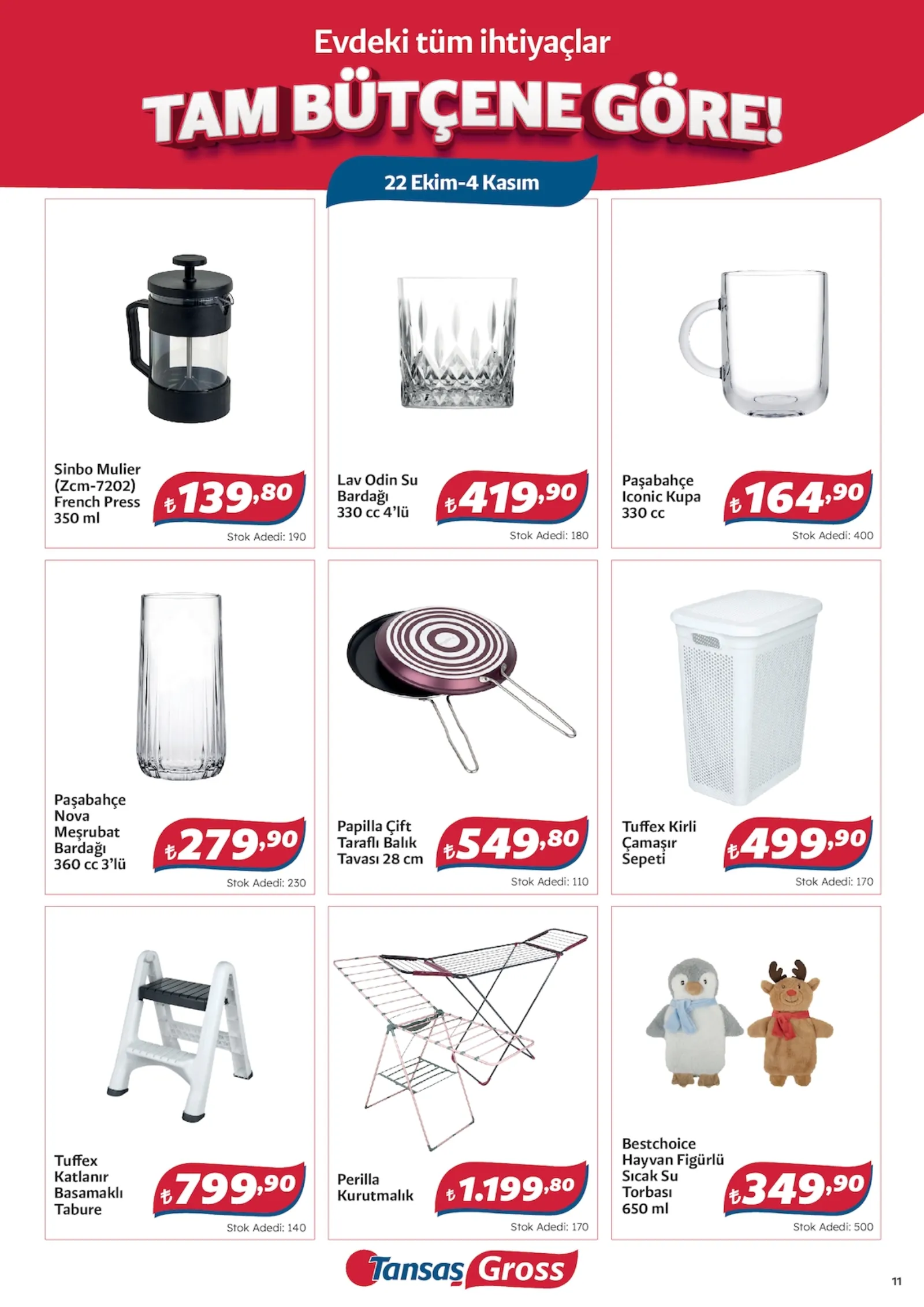 Tansaş Gross broşürü sayfa 11