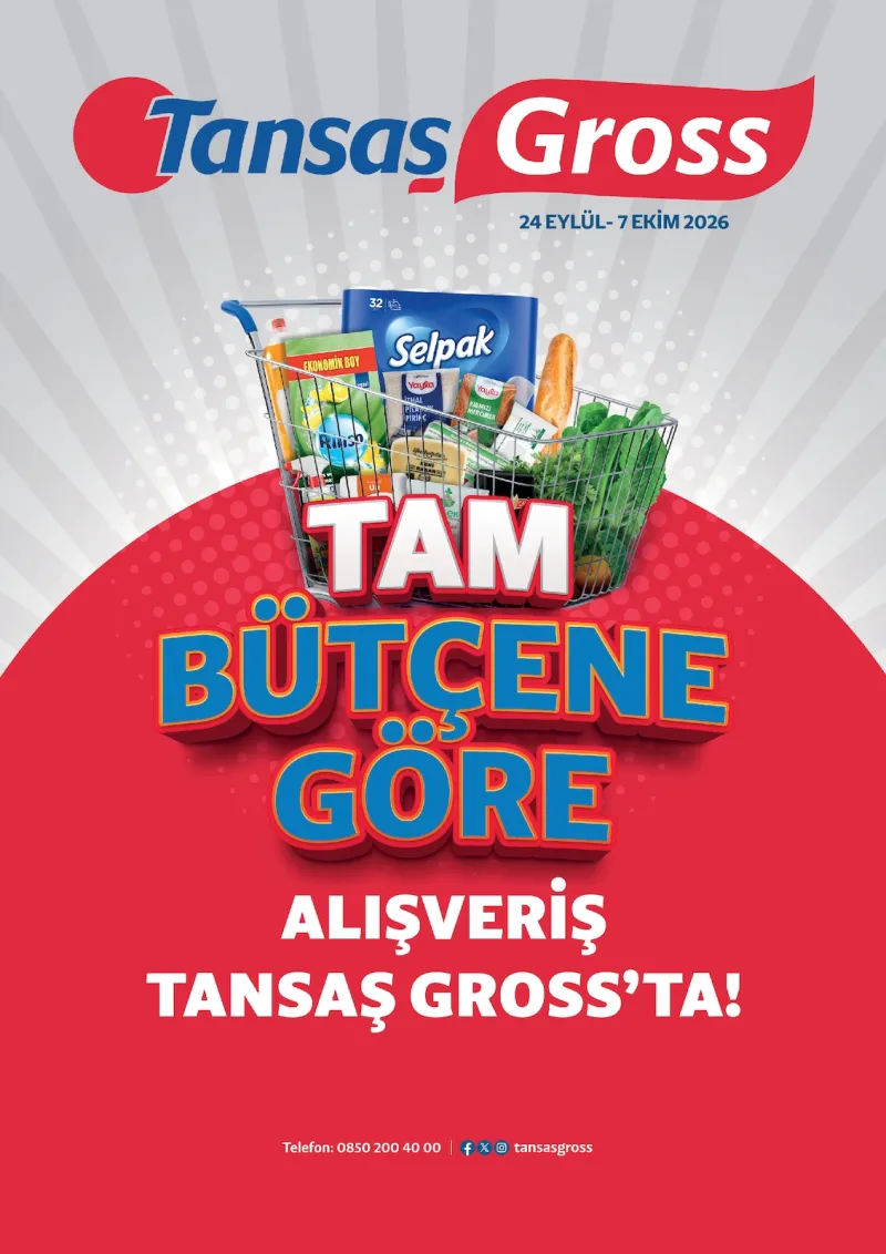 Tansaş Gross broşürü sayfa 1