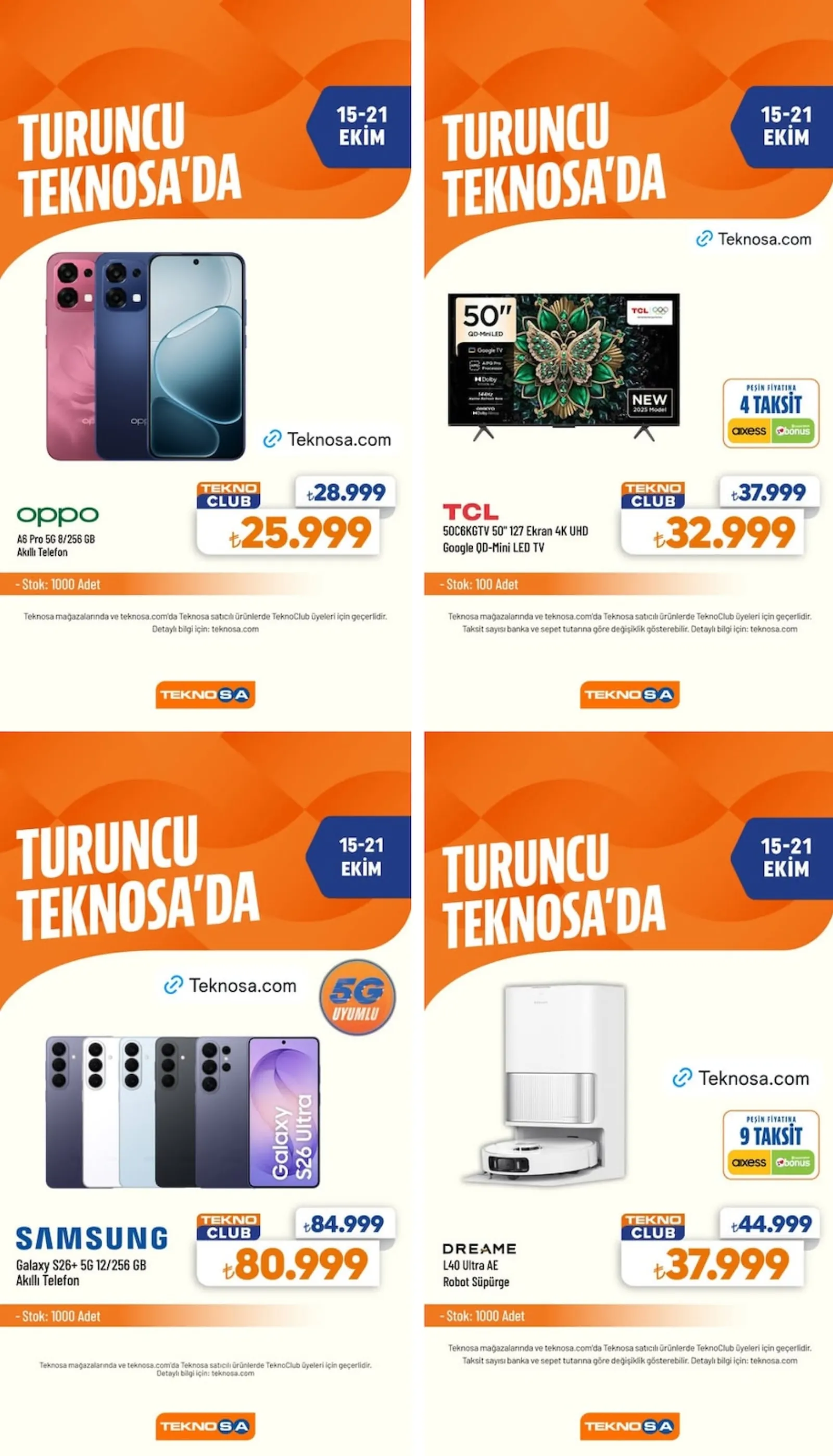 Teknosa broşürü sayfa 1
