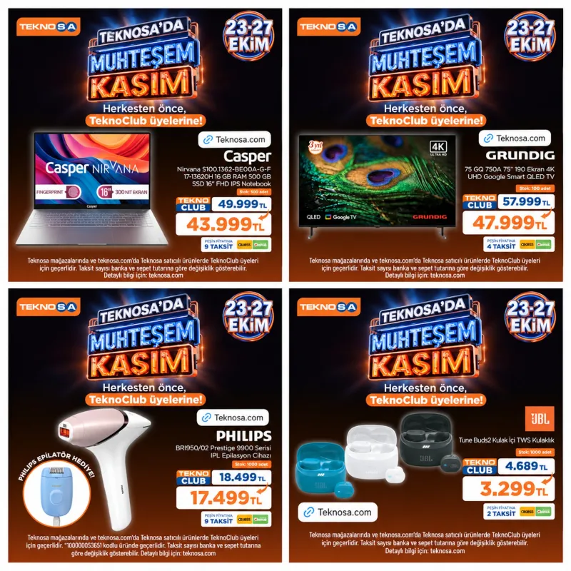 Teknosa broşürü sayfa 1