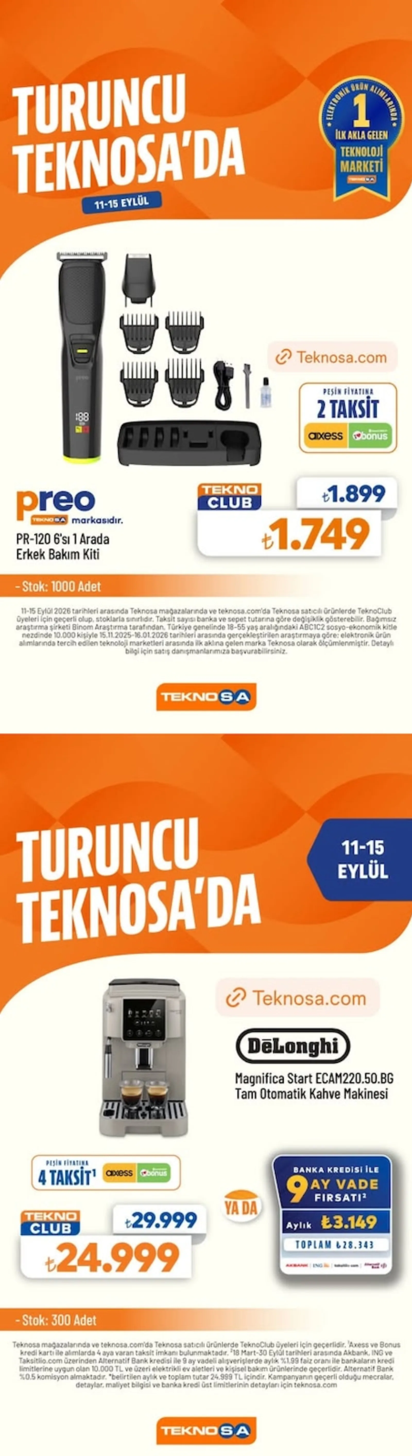 Teknosa broşürü sayfa 3