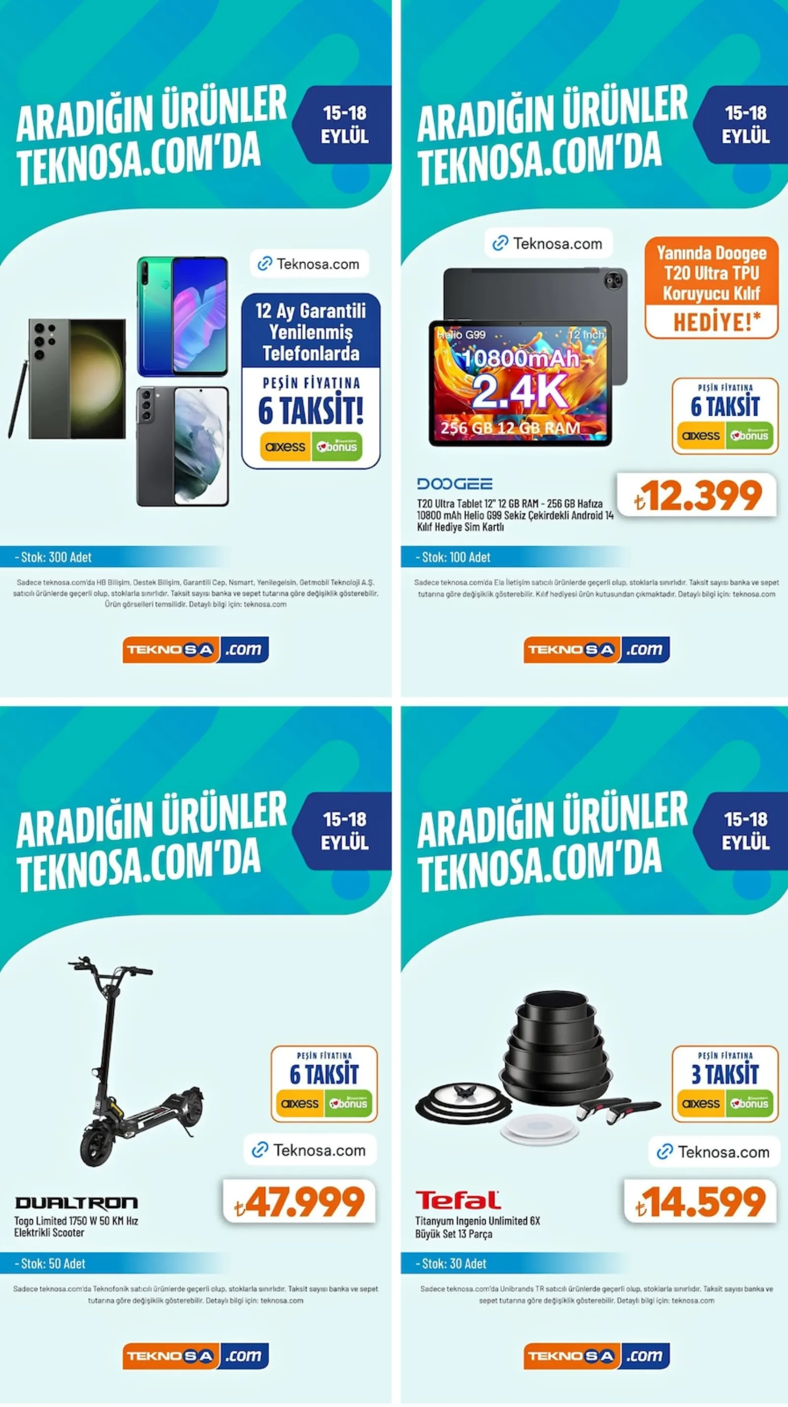 Teknosa broşürü sayfa 1