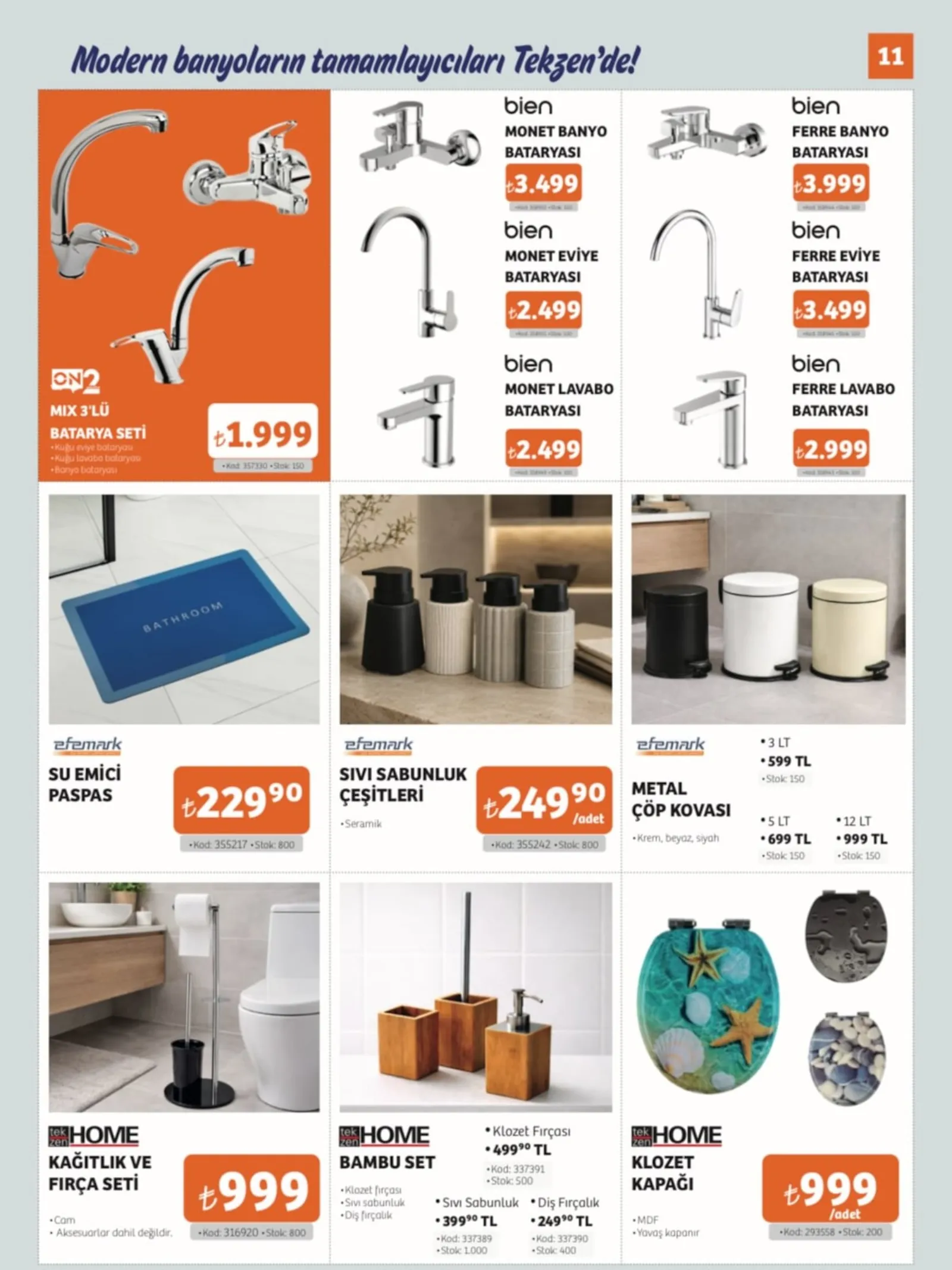 Tekzen broşürü sayfa 11