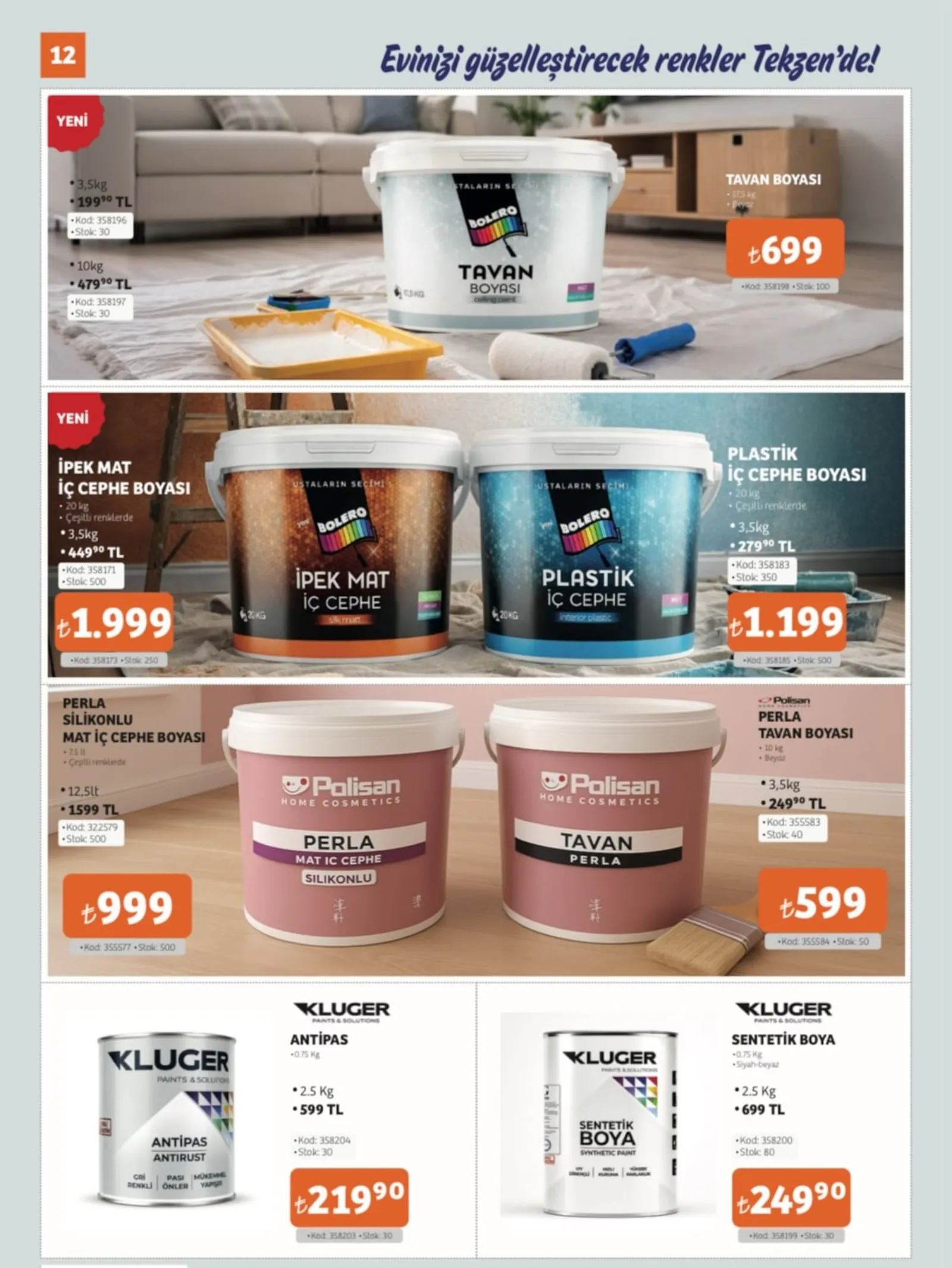 Tekzen broşürü sayfa 12