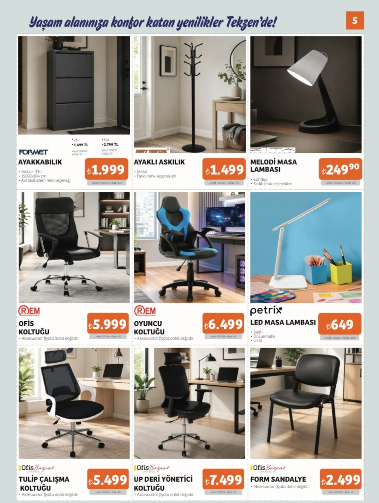 Tekzen broşürü sayfa 5